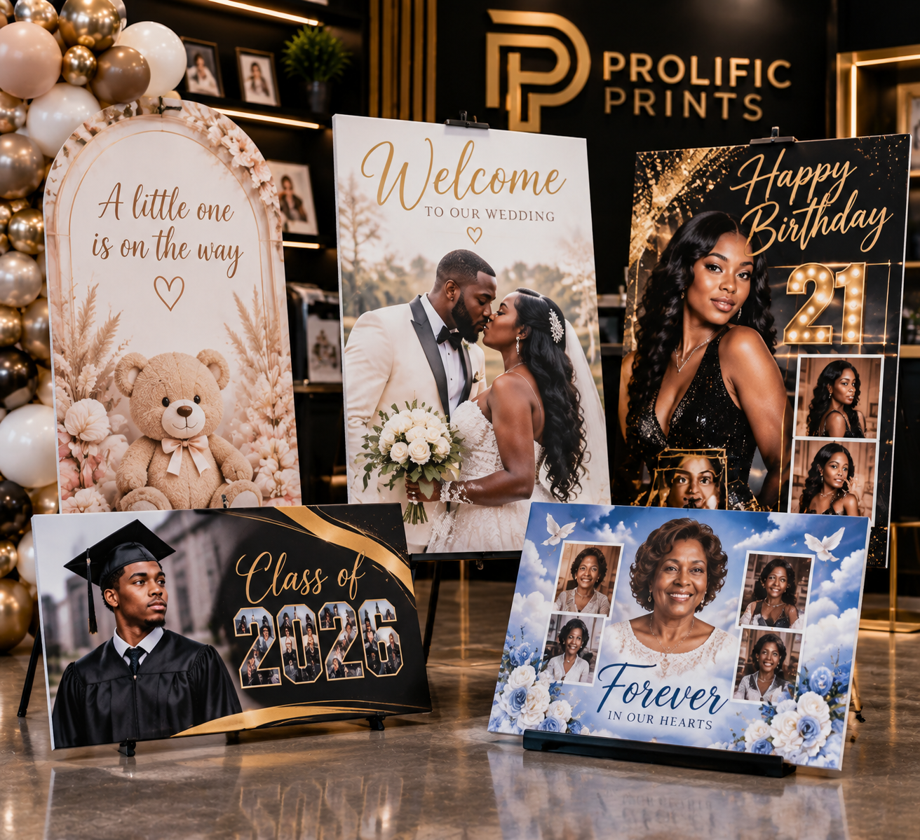 Photo boards and foam boards