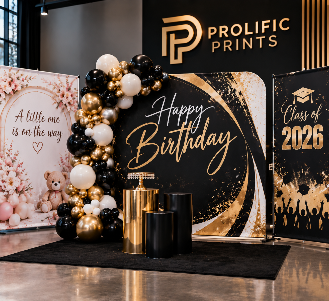Custom backdrops