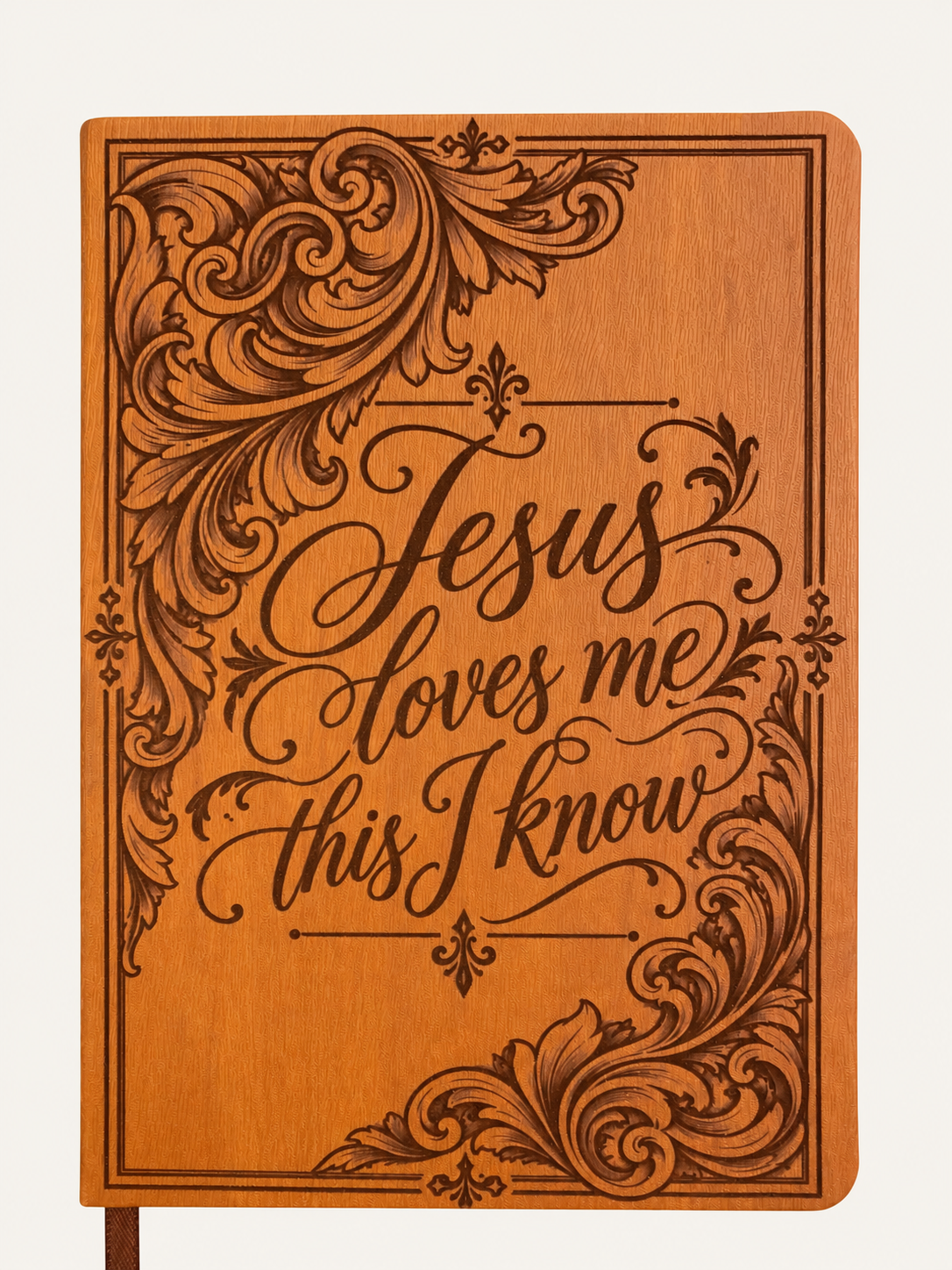 "Jesus Loves Me" Engraved Journal