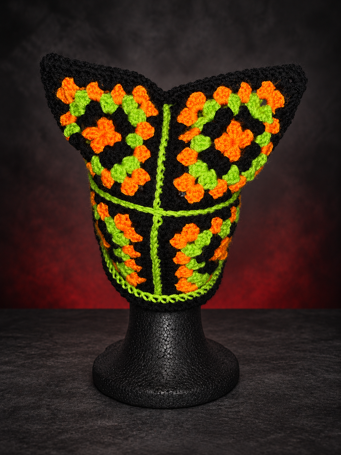 Orange-lime granny square beanie-3.png