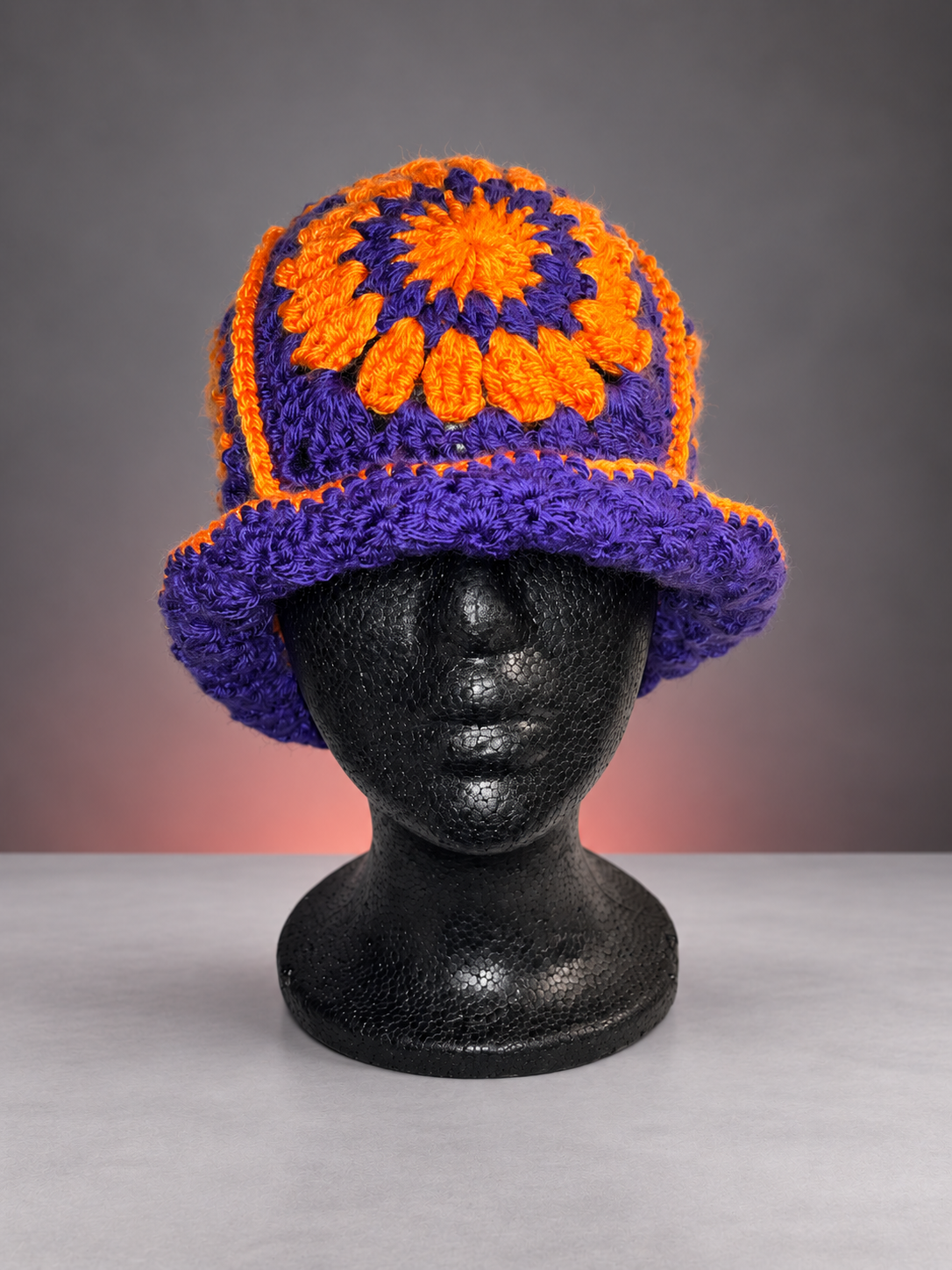 Handmade Purple and Orange Granny Hat-2.png