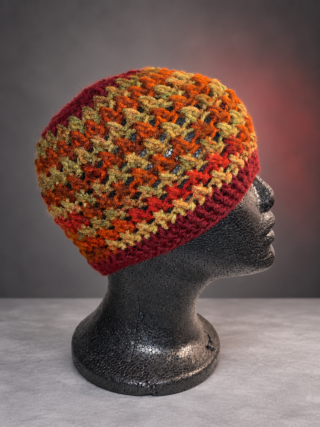Right-Facing Handmade Autumn Crisscross Beanie.png