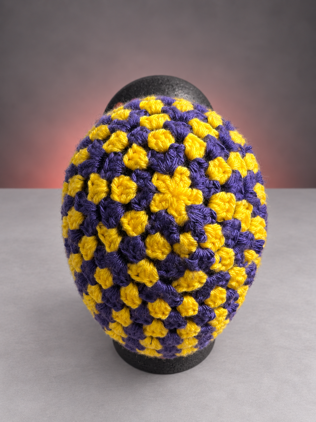 Overhead yellow-and-purple crochet beanie-4.png