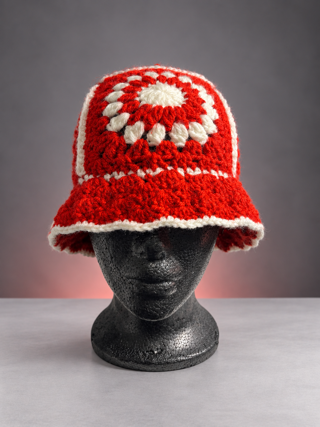 Handmade red and white crochet bucket hat-4.png