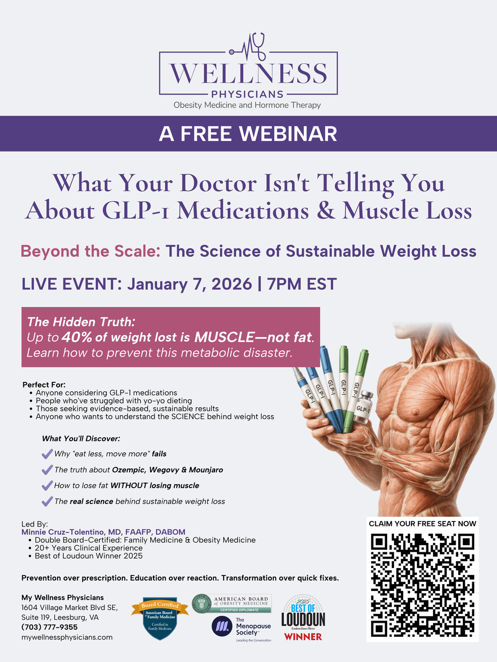 Webinar: What your doctor isn't telling you about GLP-1 Medications & Muscle Loss