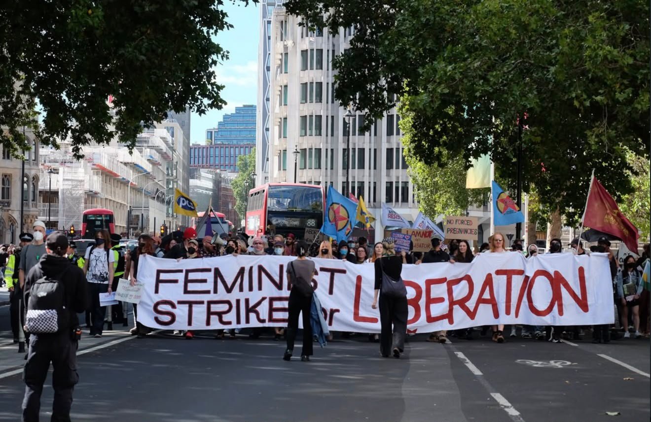 Joined Sisters Uncut, London Community Defence, Dyke Project, Tuff and loads of other activists and unionists in resisting the March For Life in Central London.