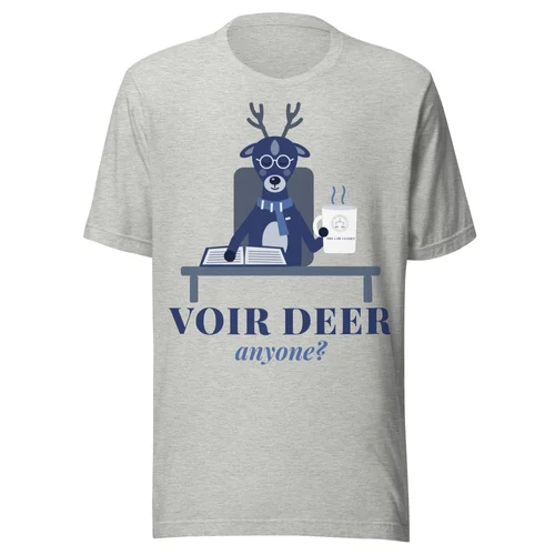 VOIR DEER reading deer tee