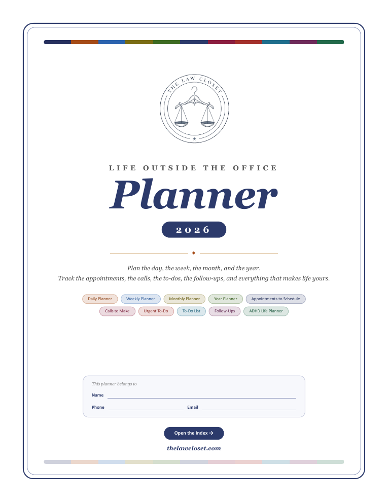 Life Planner — 2026 Edition