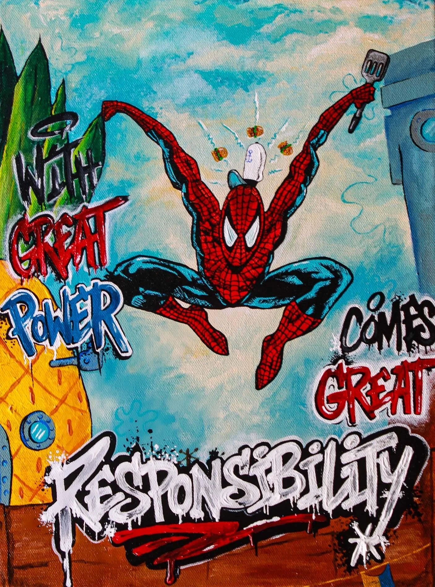 Spider Man 14x16”