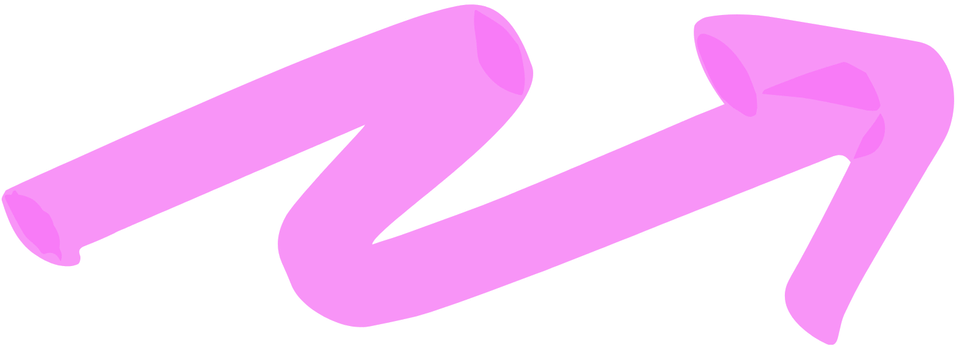 Bright pink arrow pointing to the upper right.