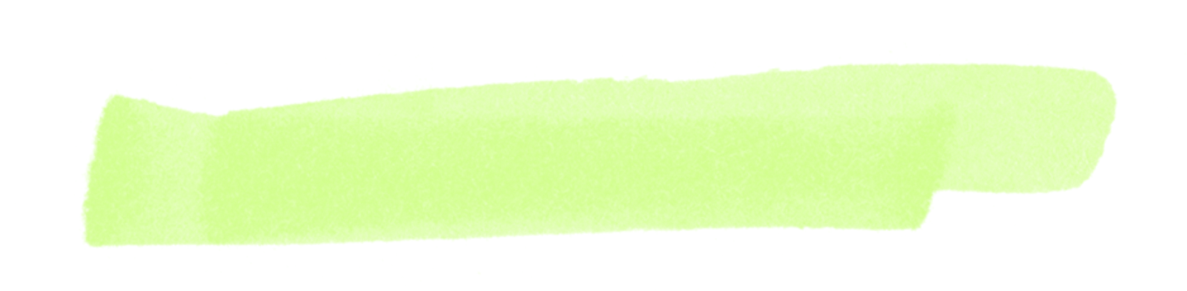 neon green highlighter swoosh