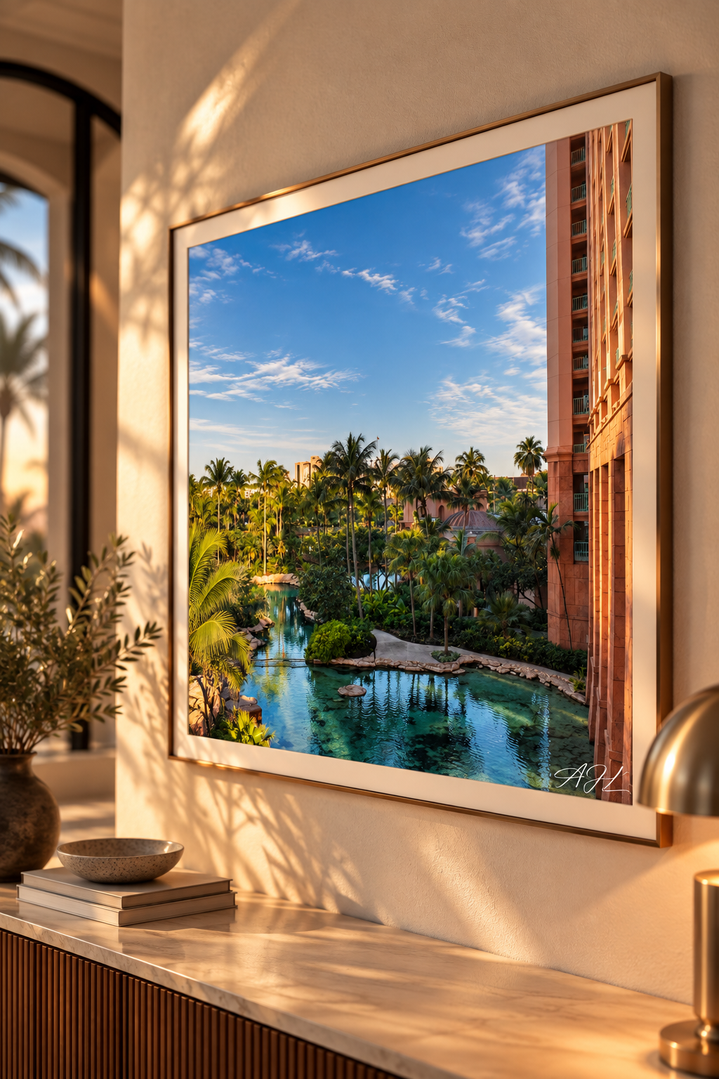 Golden Hour Resort Art Display.png