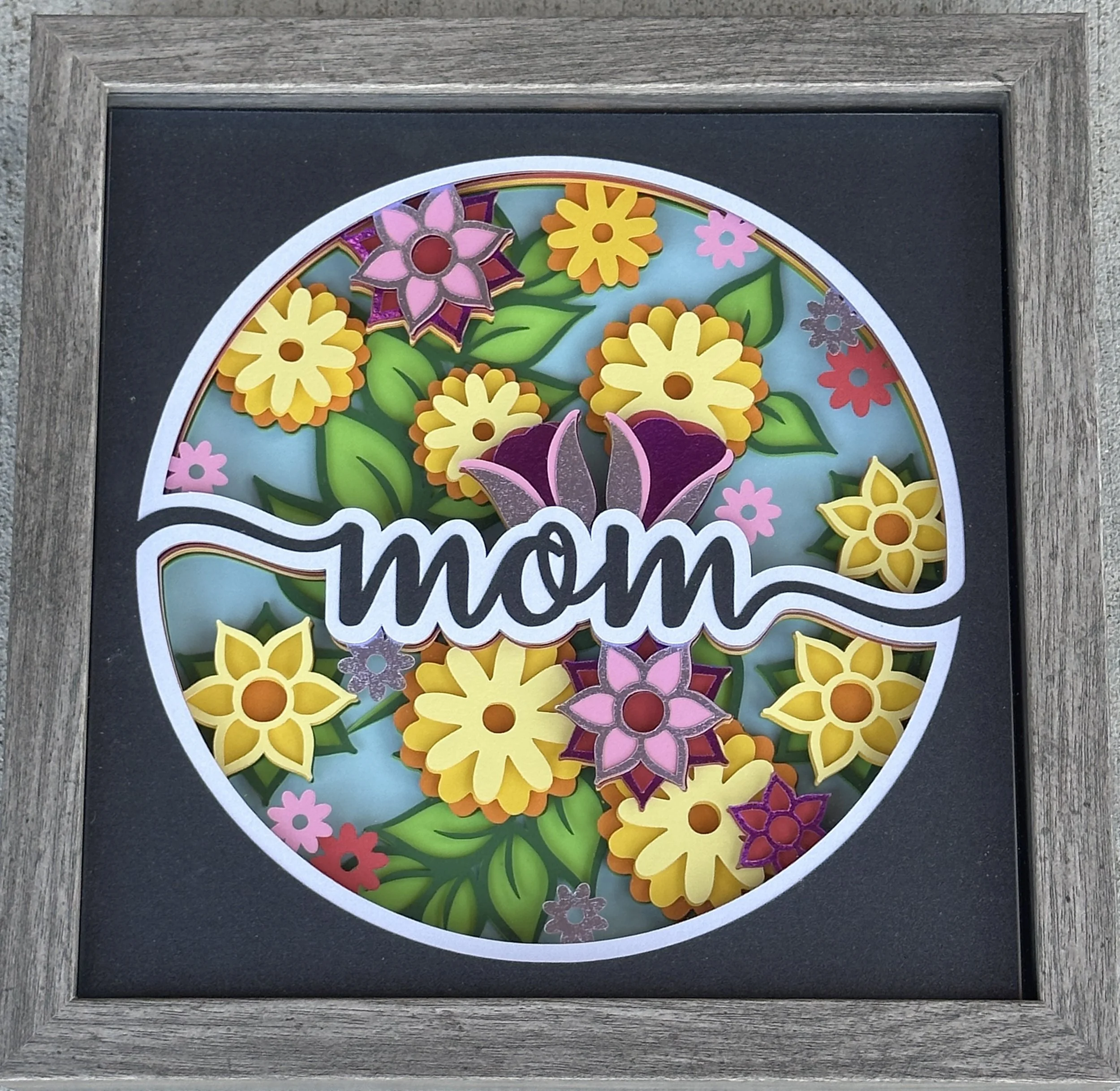 Mom With Flowers