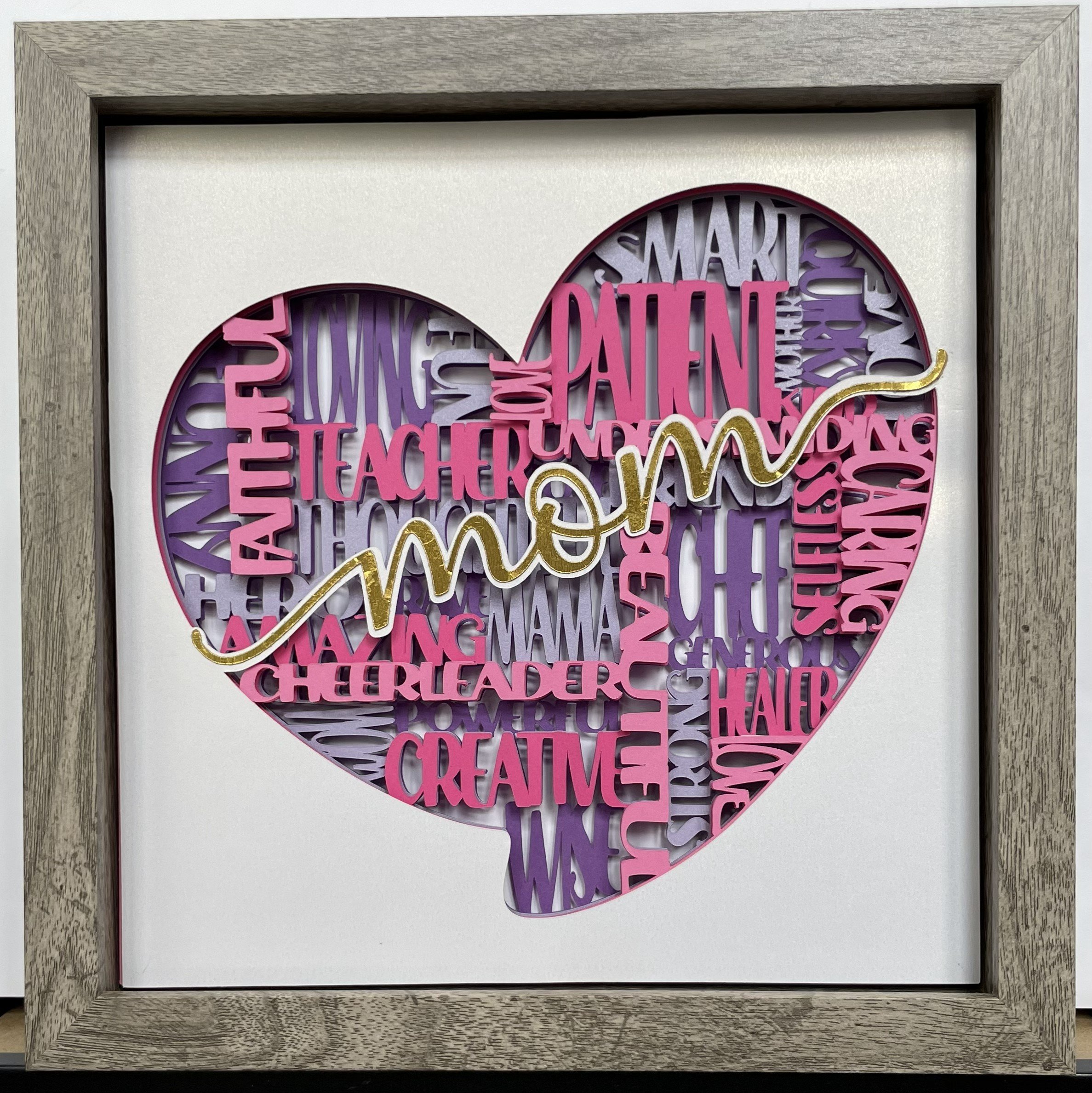 Mom Word Art