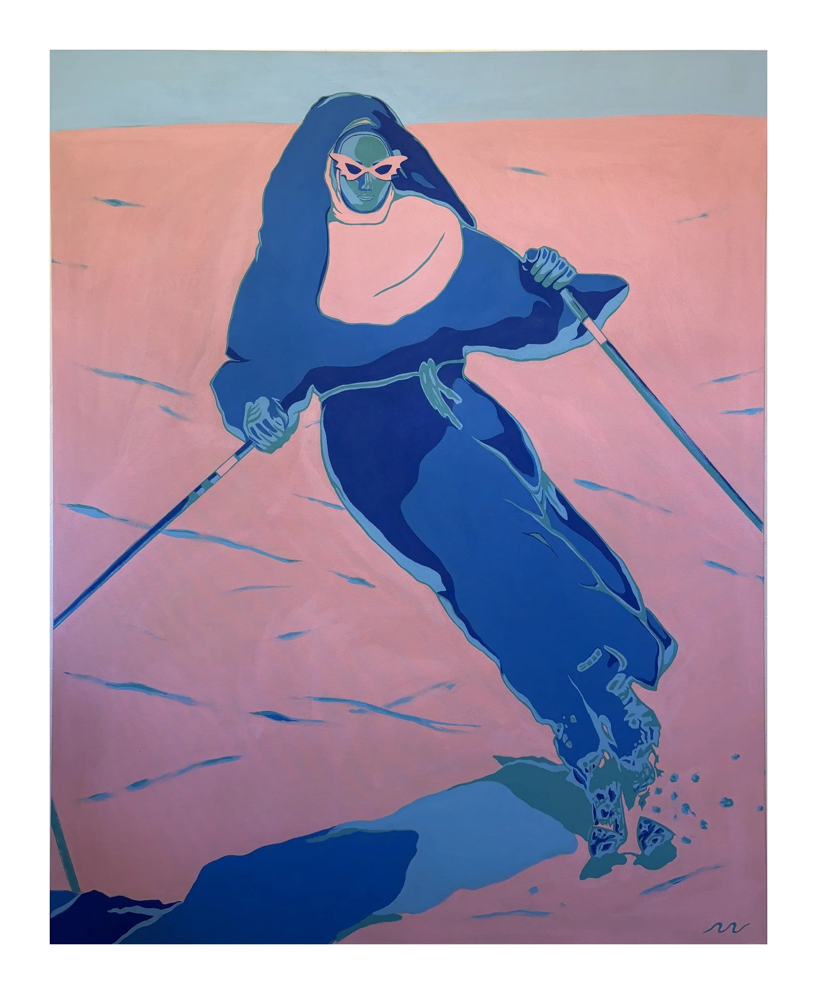Pray for Powder
2025. Acrylic on canvas, 62 x 48 in.
Available