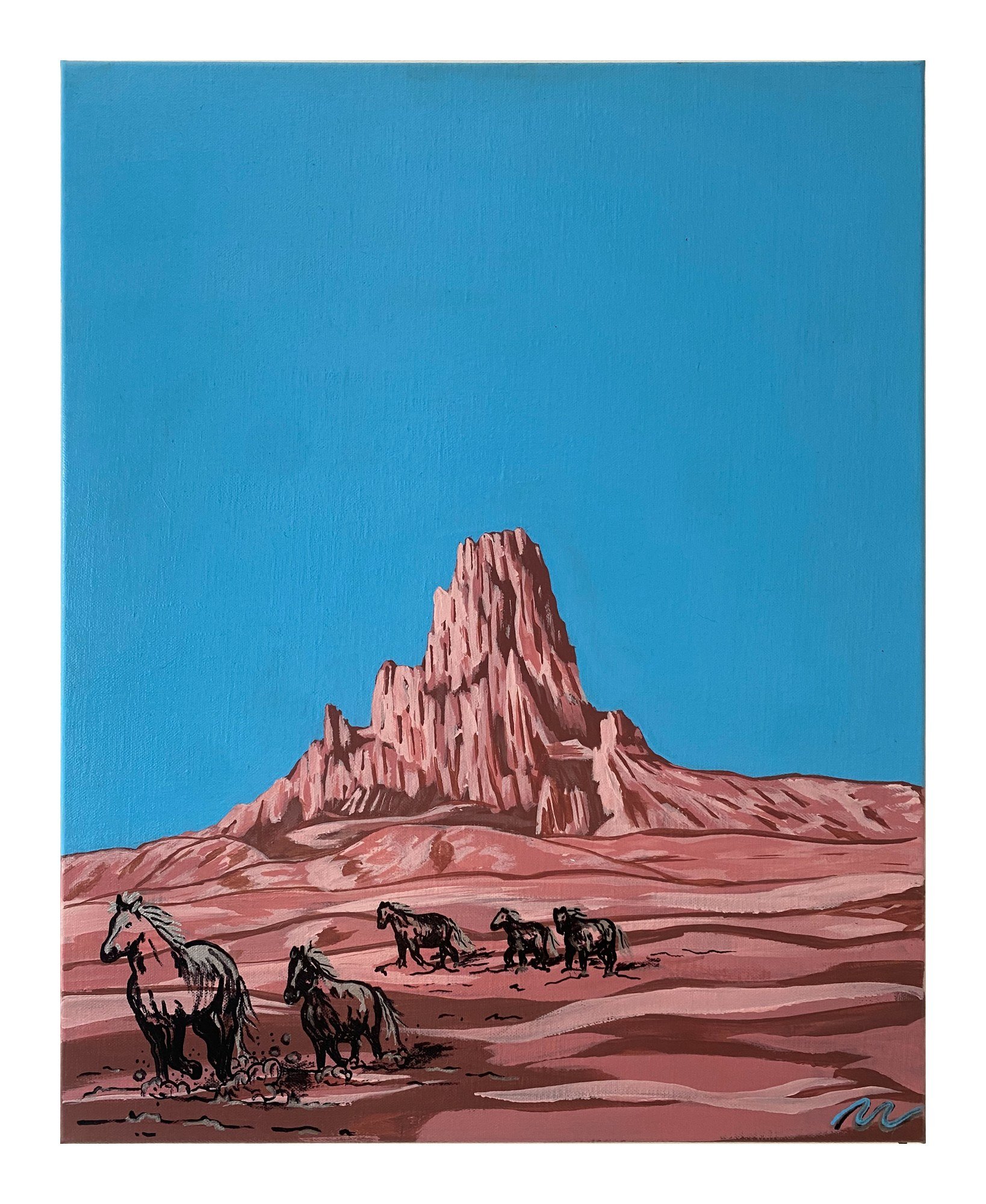Valley of the Rocks
2023. Acrylic on linen, 22 x 18 in.