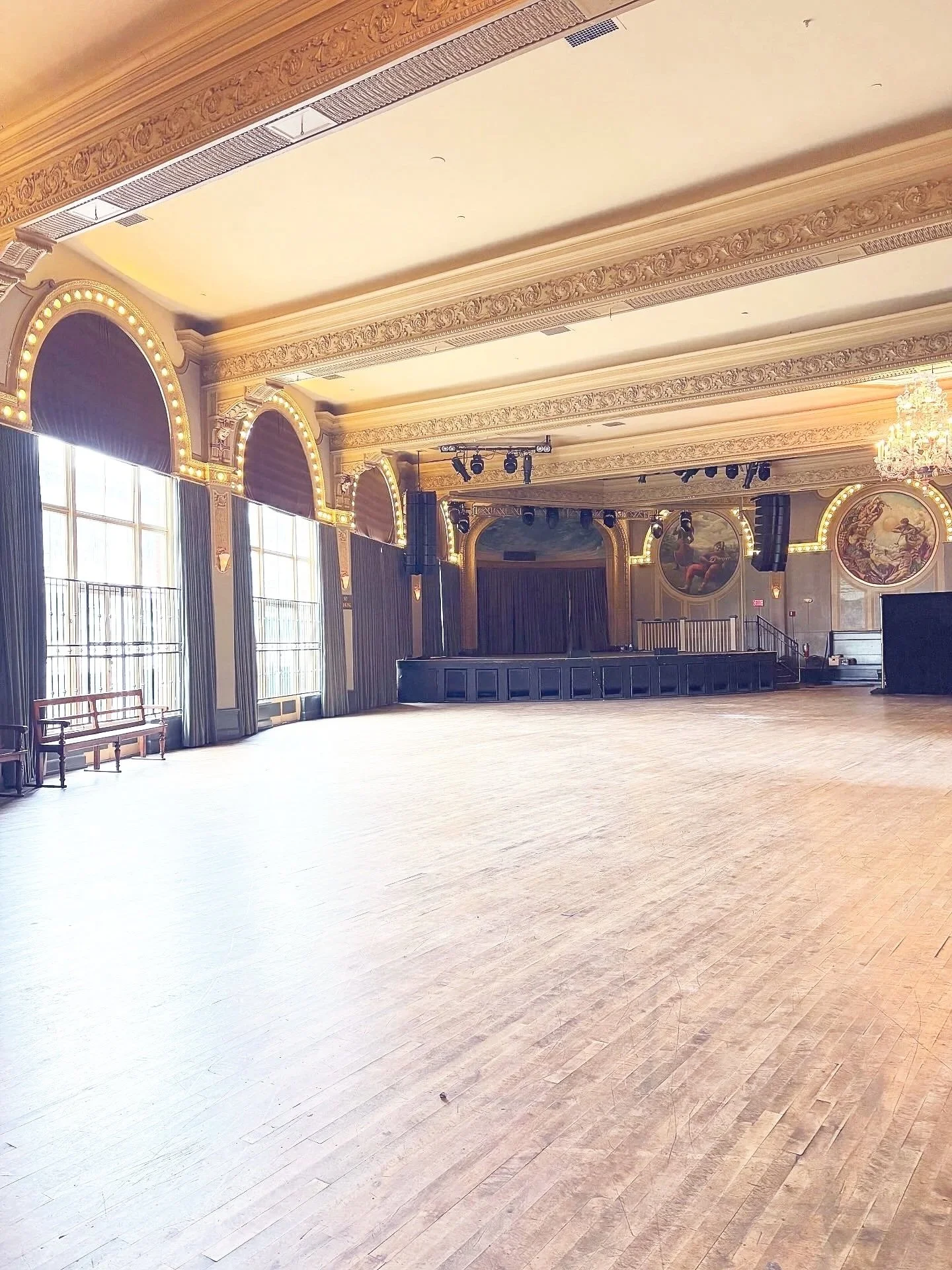 The Crystal Ballroom in Portland, Oregon where the Muse Behavior Runway Show will take place