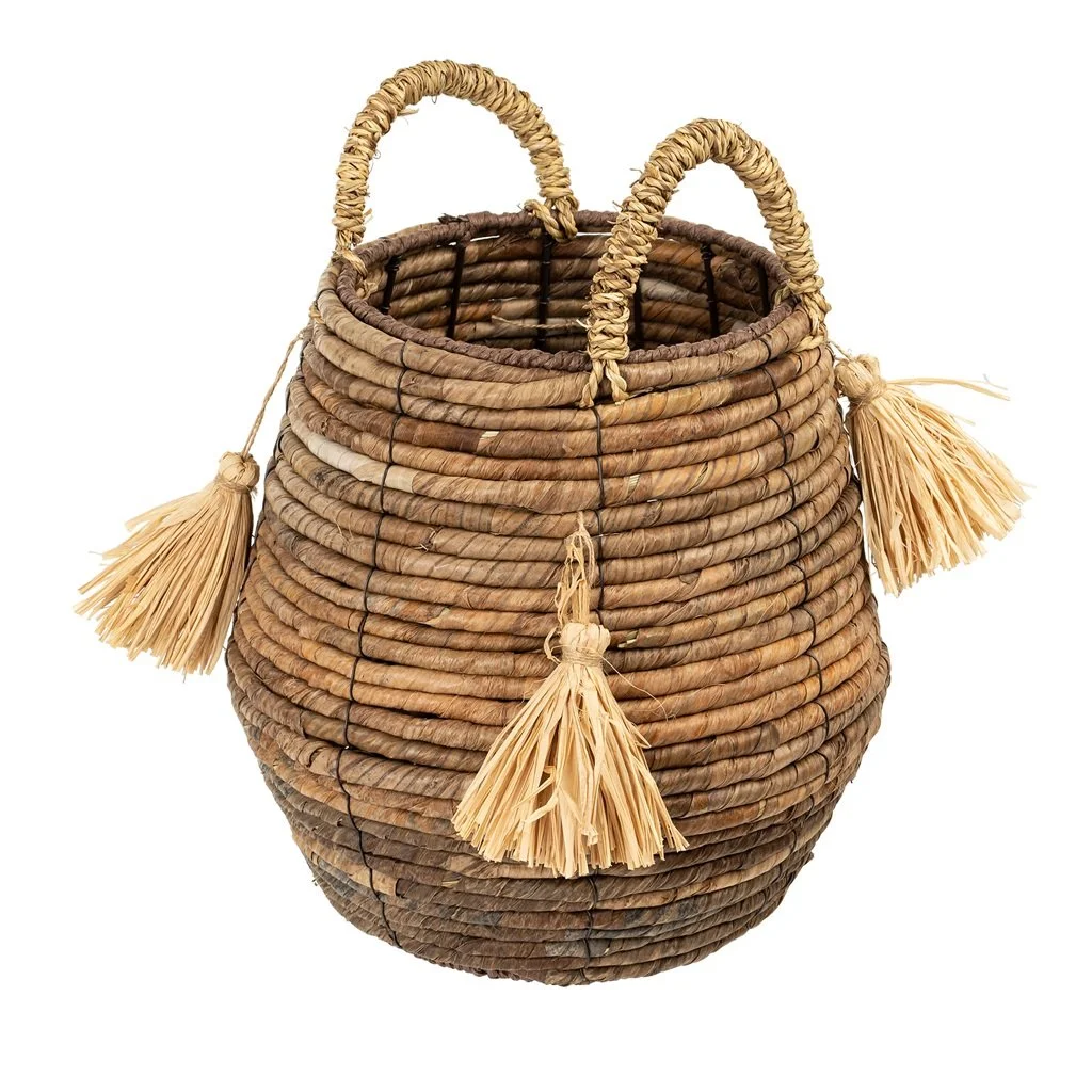 Dune Tassel Basket — Large
