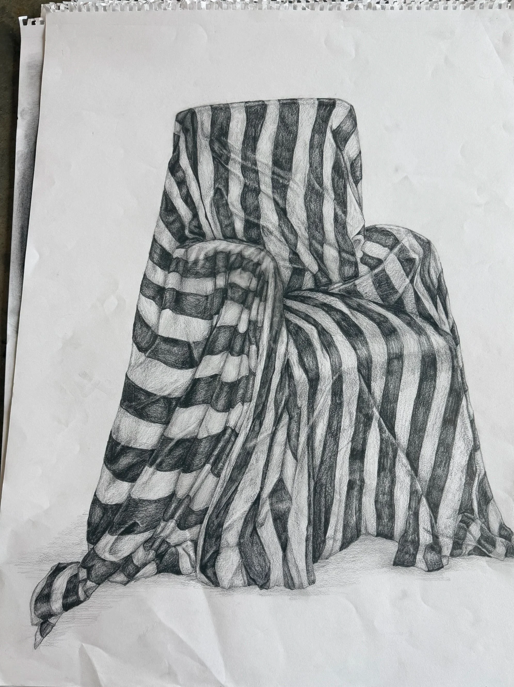 Striped Sheet Chair
