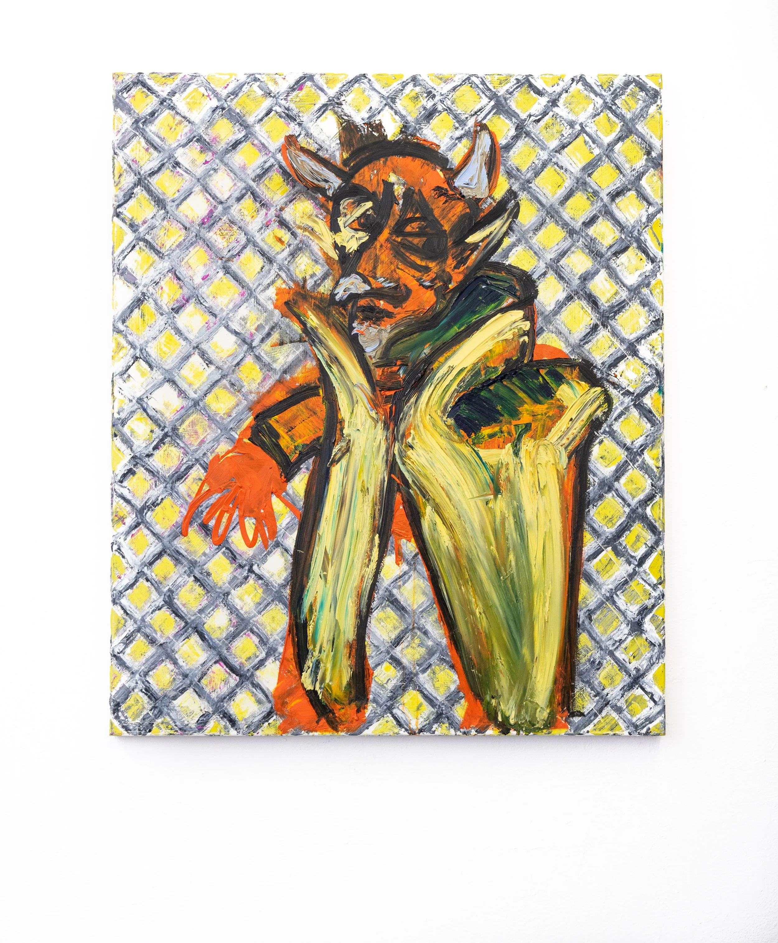 the devil - 120x100cm -  oil on canvas - 2025
