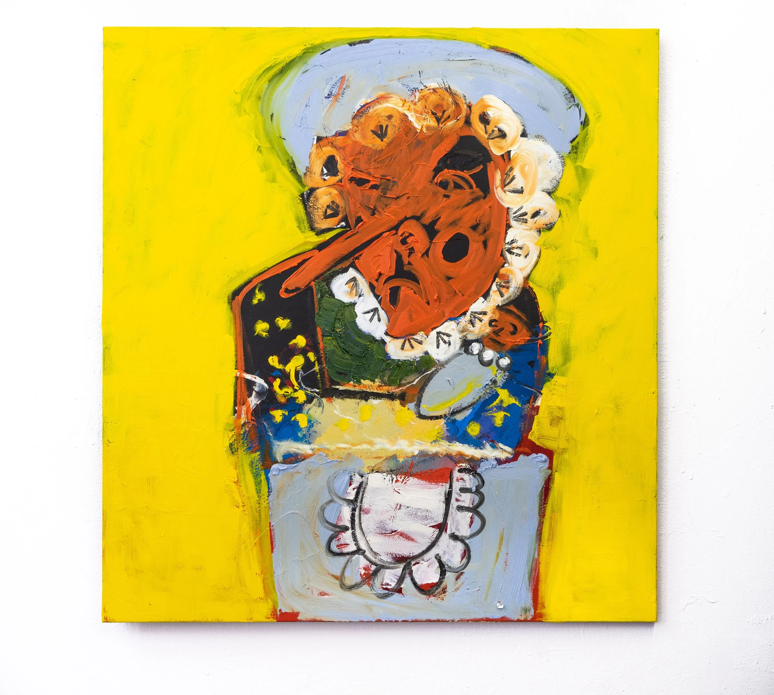 Katrijn - 150x140cm -  oil on canvas - 2025