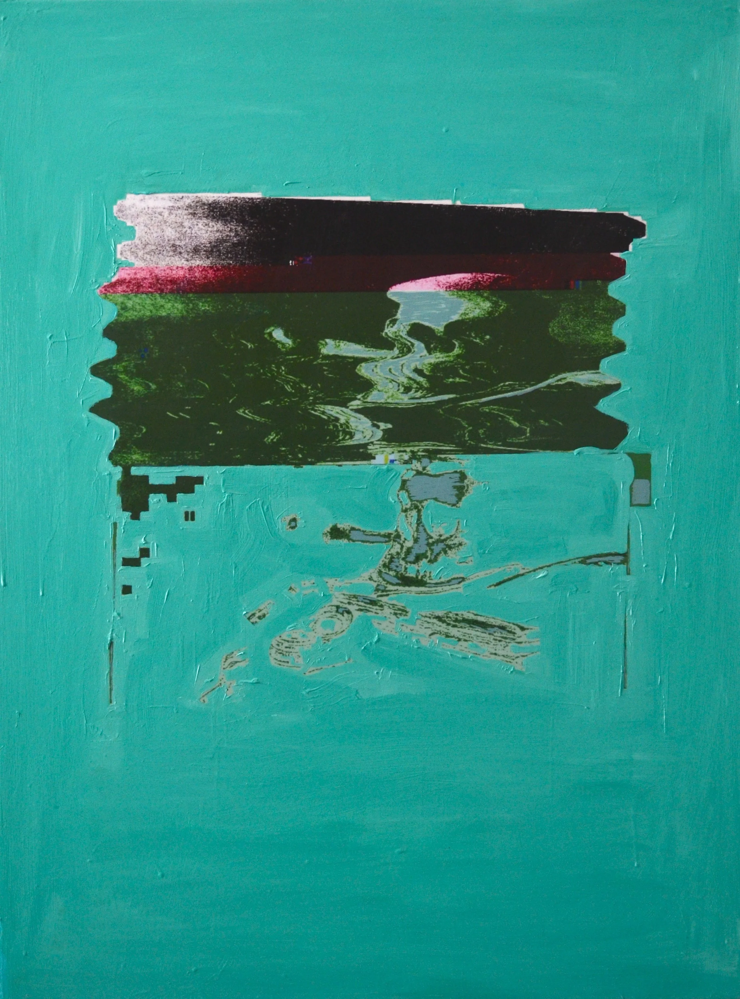 D.S.I..G.2.18 - 120cmx90cm - Acrylic paint on printed canvas - 2018