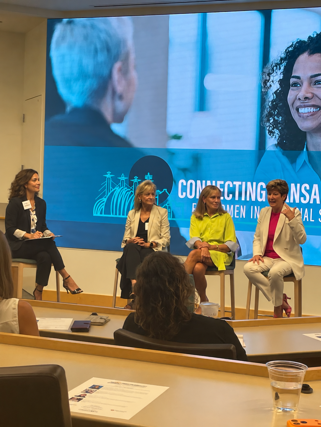 Steph Shannon moderating Connecting Kansas City: Women in Wealth