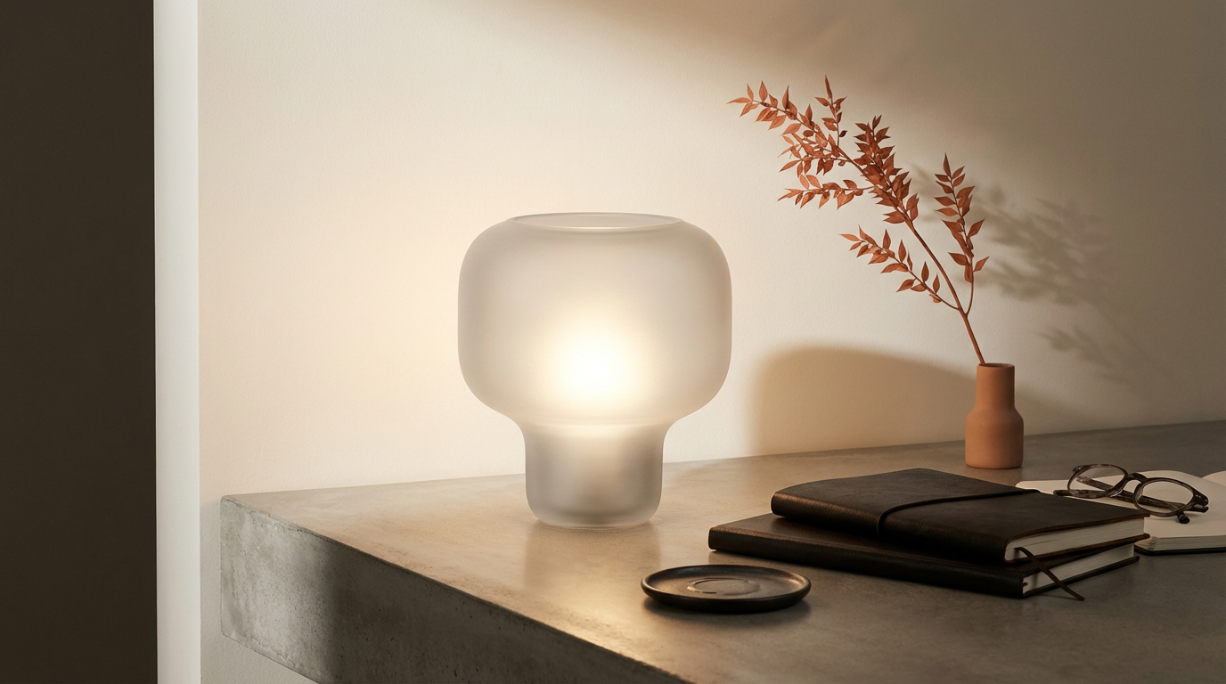 Frosted Table Lamp