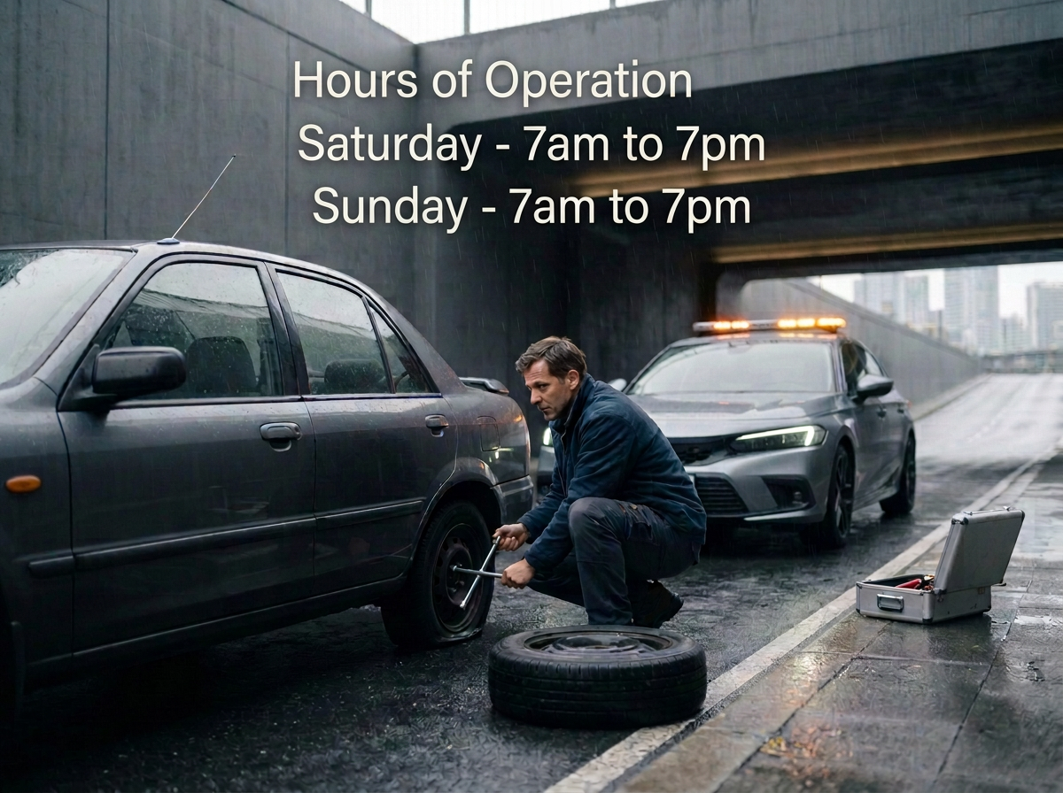 DemonDogg Roadside Assistance hours of operation
