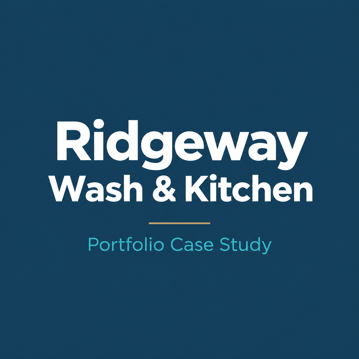 Ridgeway Wash & Kitchen
