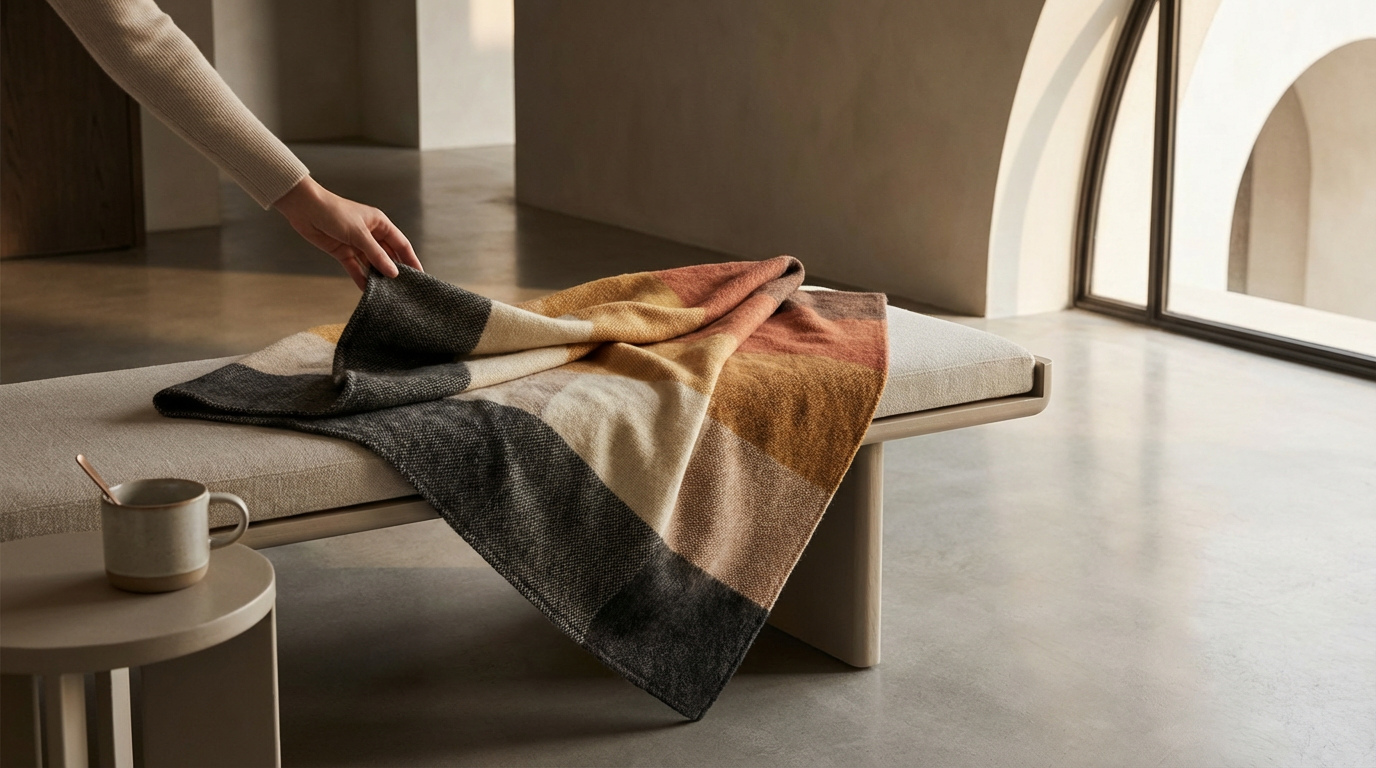 Alpaca Wool Throw