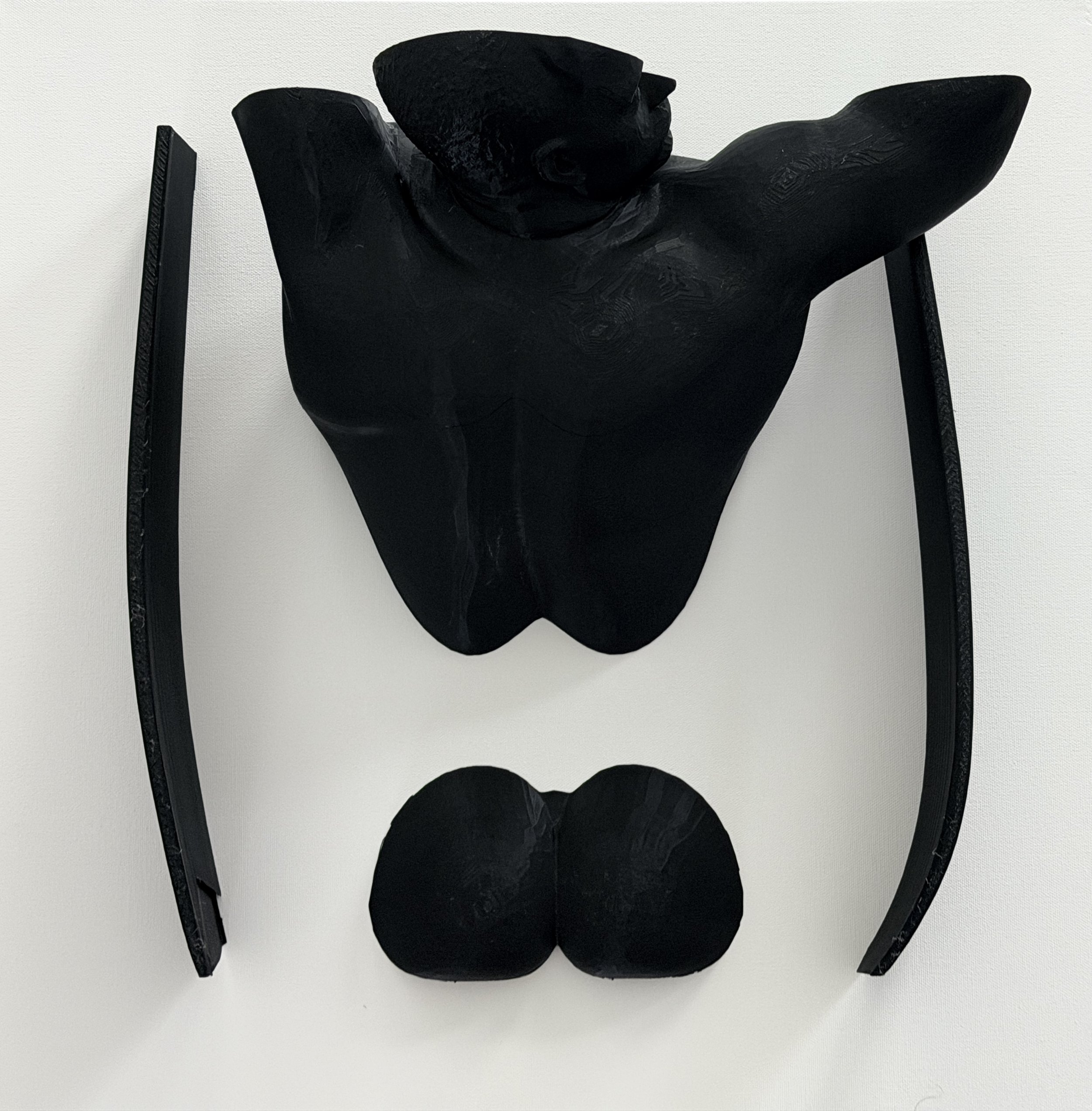 Abstract Human Form Wall Sculpture