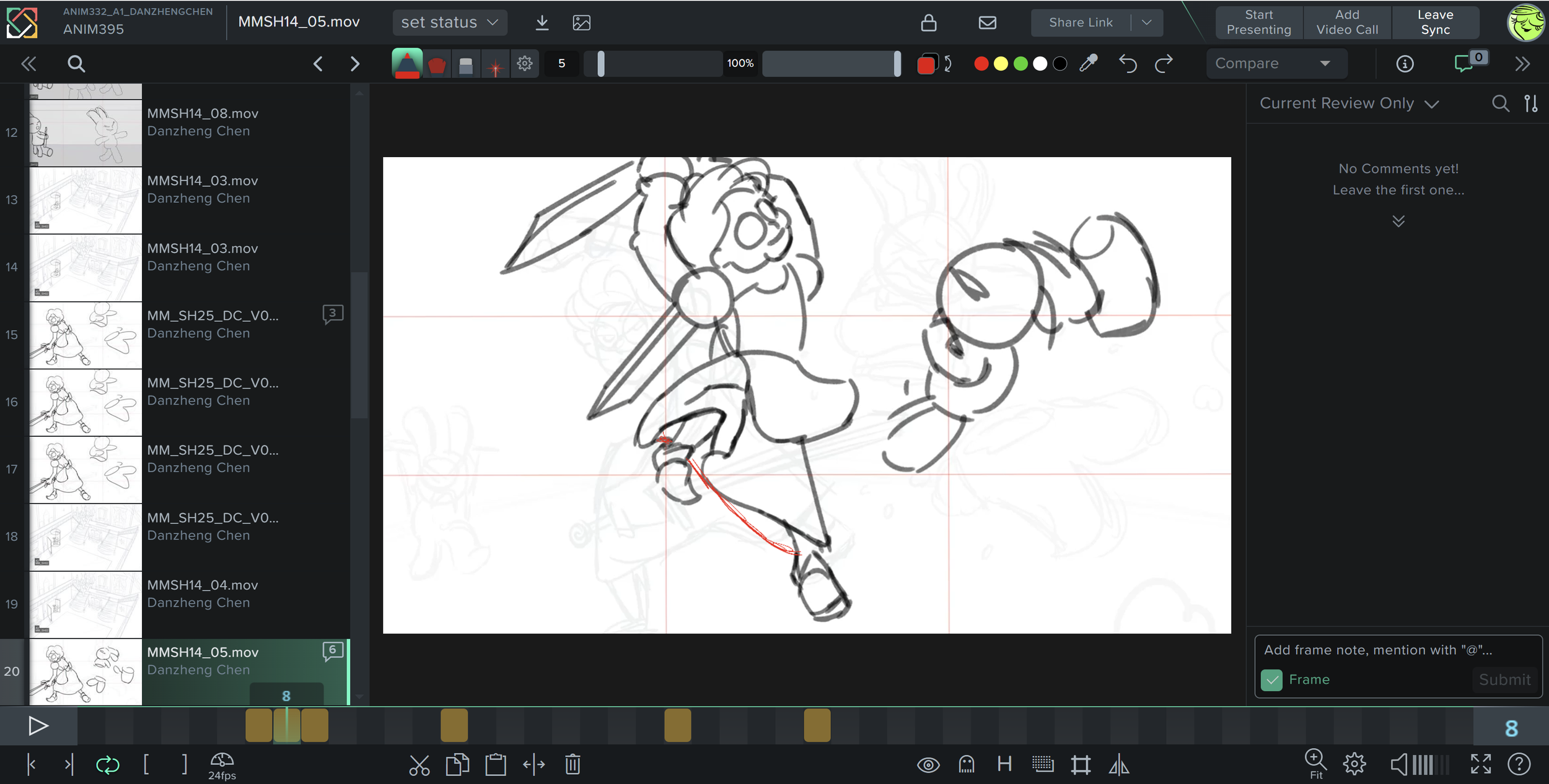 Maid Slash character design reference