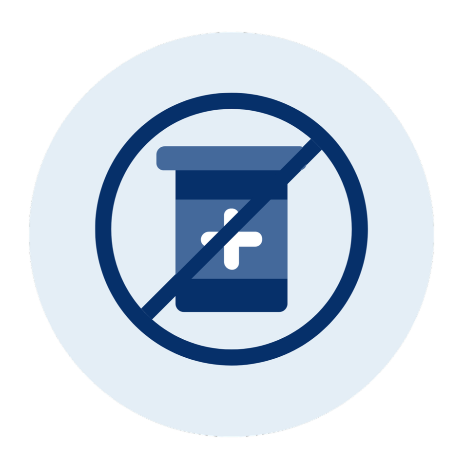 No Meds Icon
