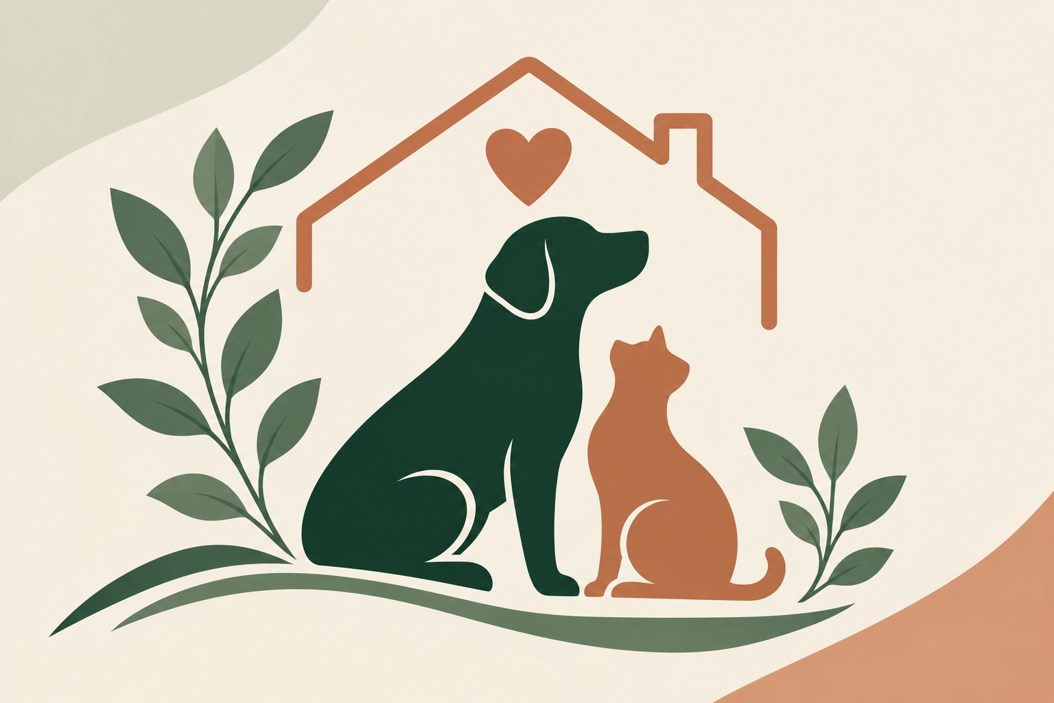 dog and cate at home representing compassionate mobile veterinary care