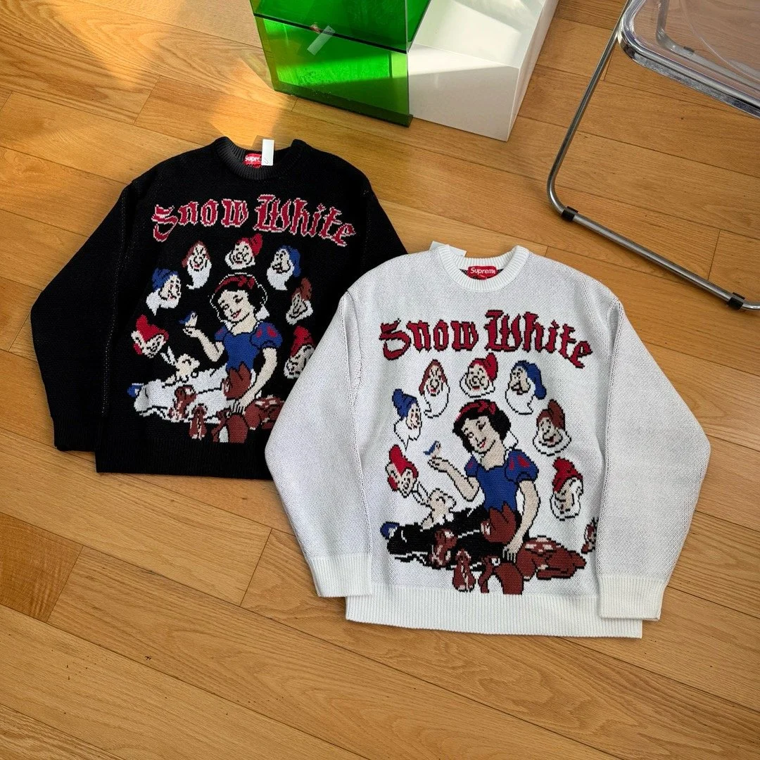 Supreme Snow White Graphic Sweater