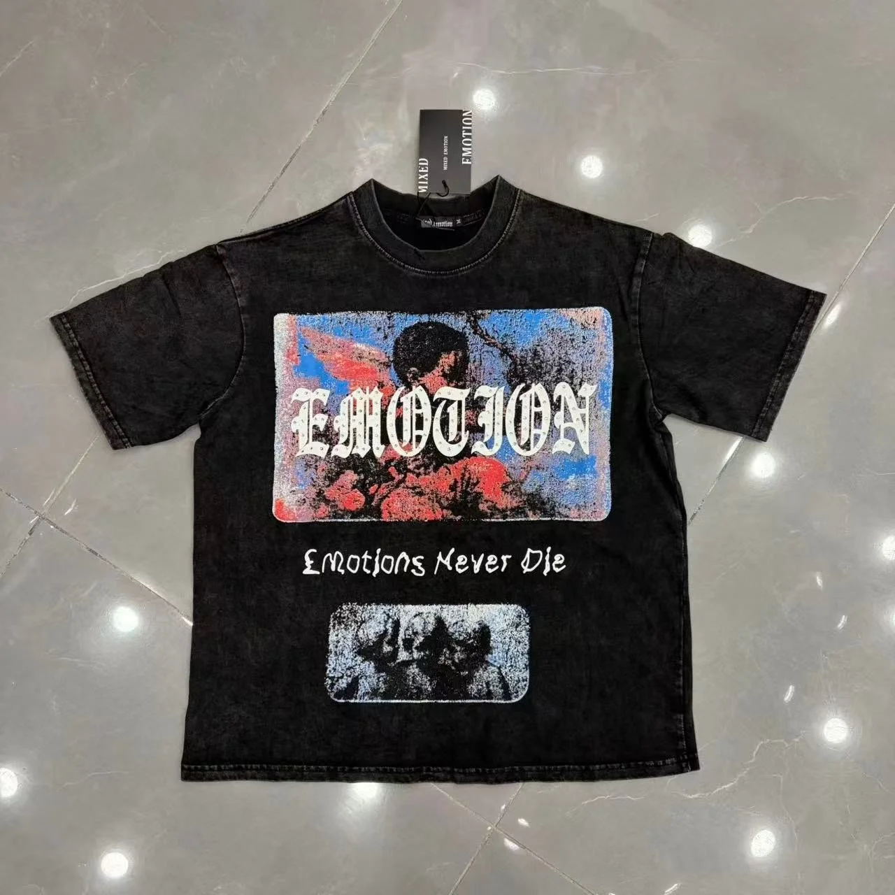 Emotion Graphic Tee - Expressive Statement Shirt