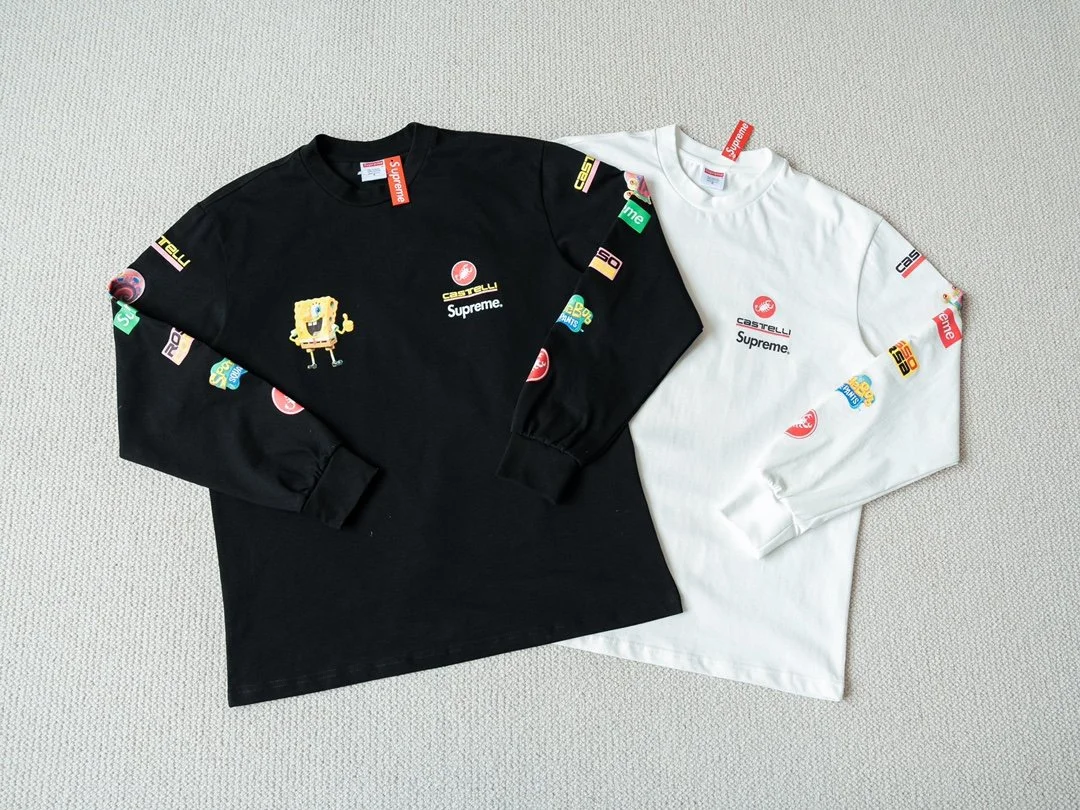 Supreme x SpongeBob Long Sleeve Tee