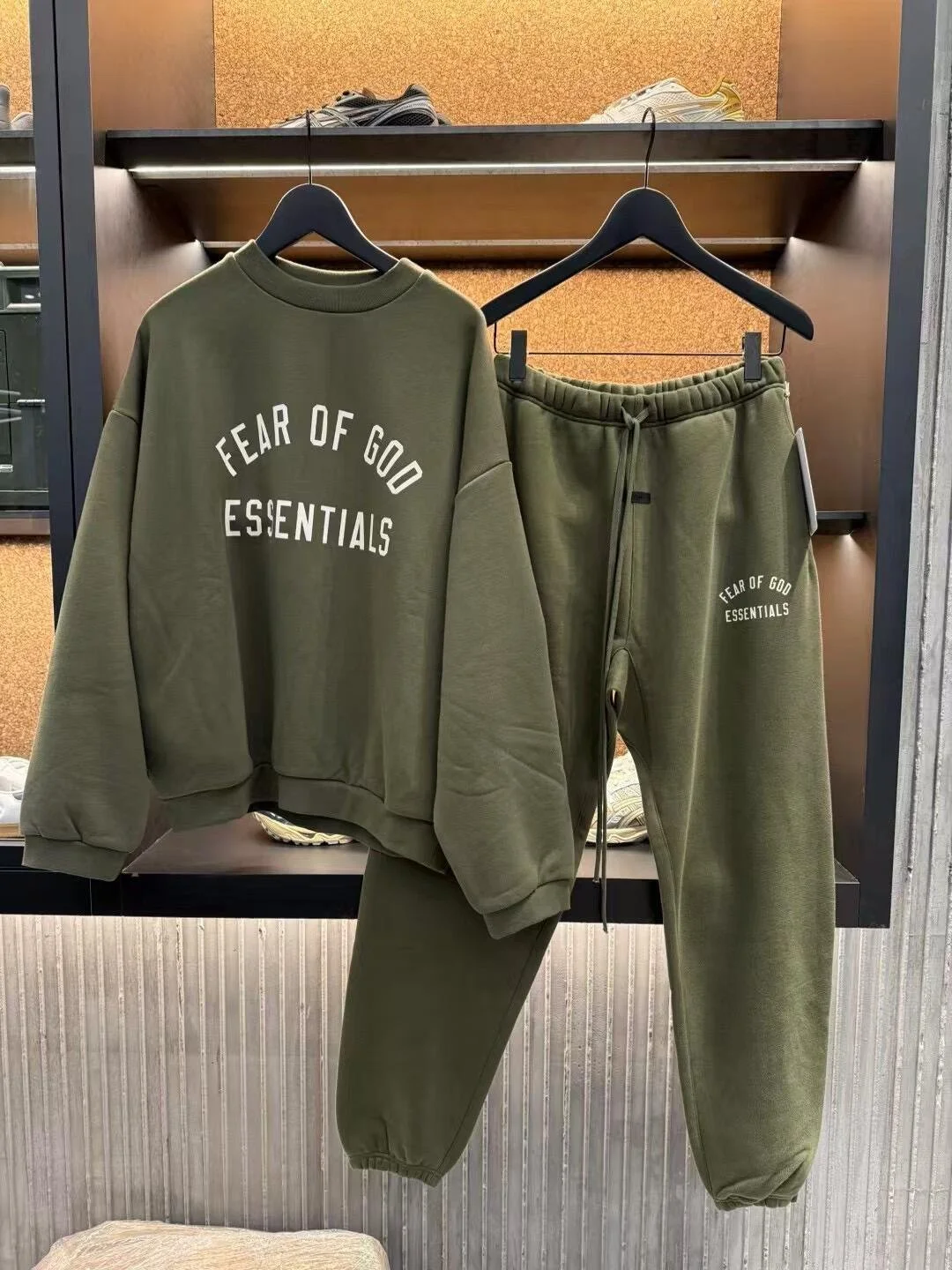 Fear of God Essentials Sweatshirt & Sweatpants Set