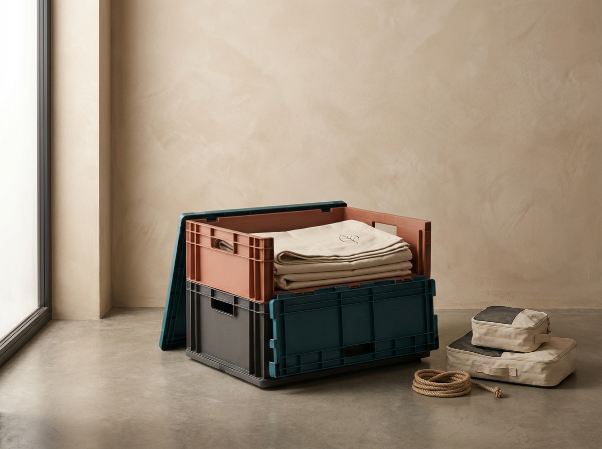 Plastic Moving Crate
