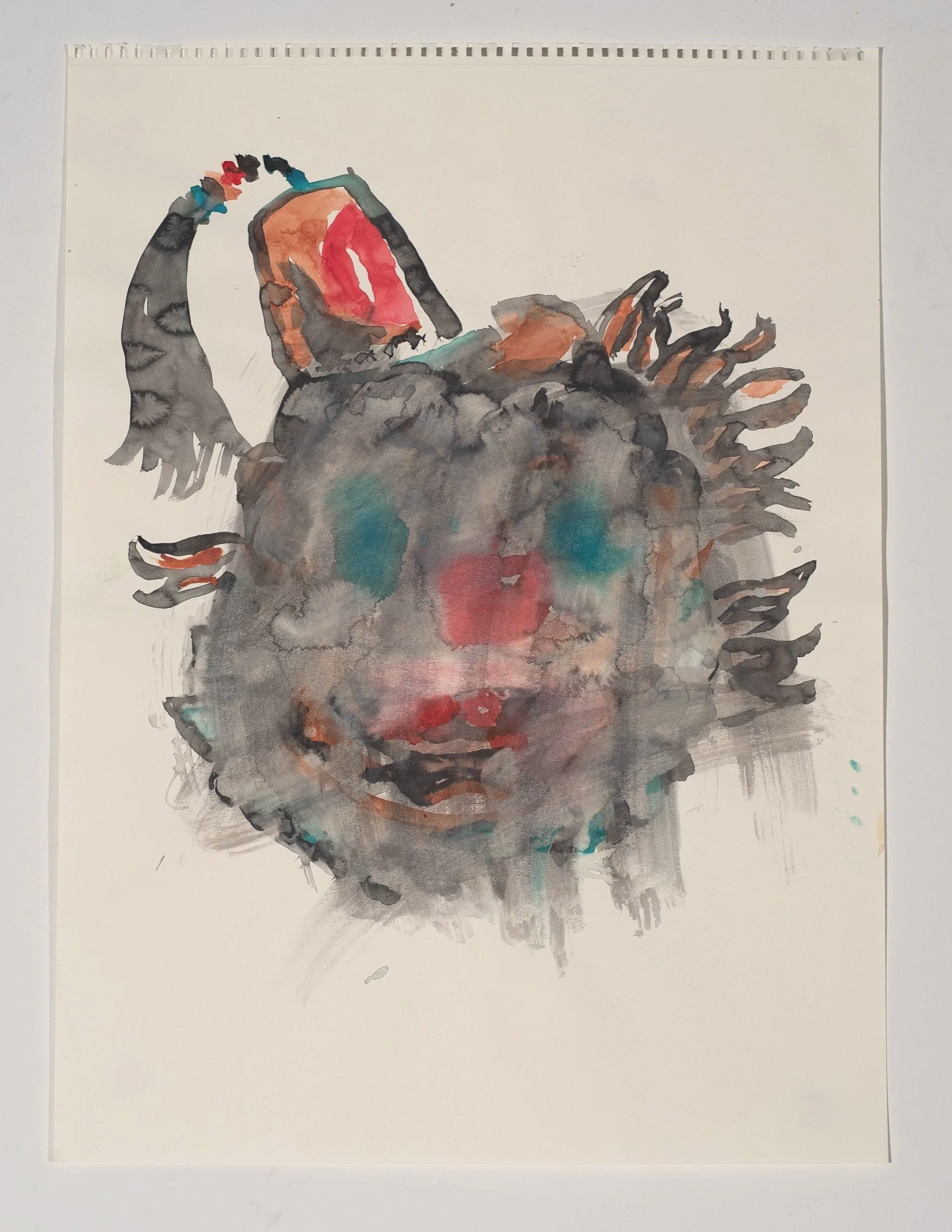 2025, watercolor on paper, 24 x 18 in.