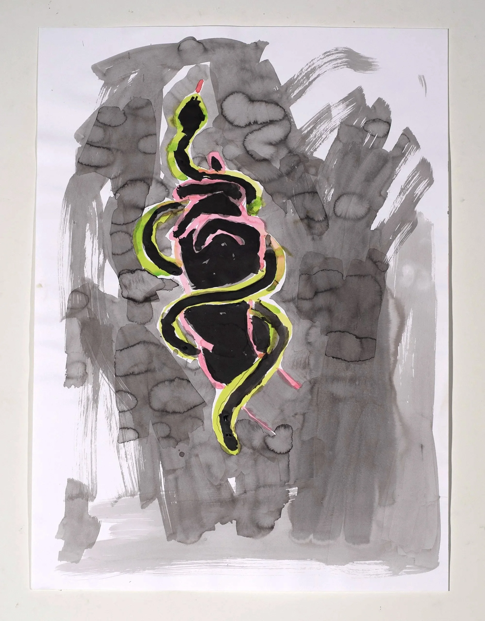 2025, watercolor on paper, 30 x 22 in.
