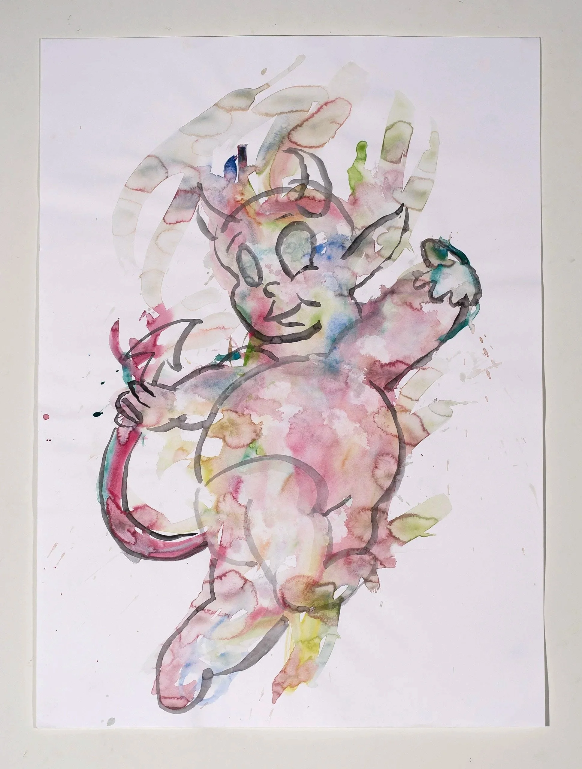 2025, watercolor on paper, 30 x 22 in.