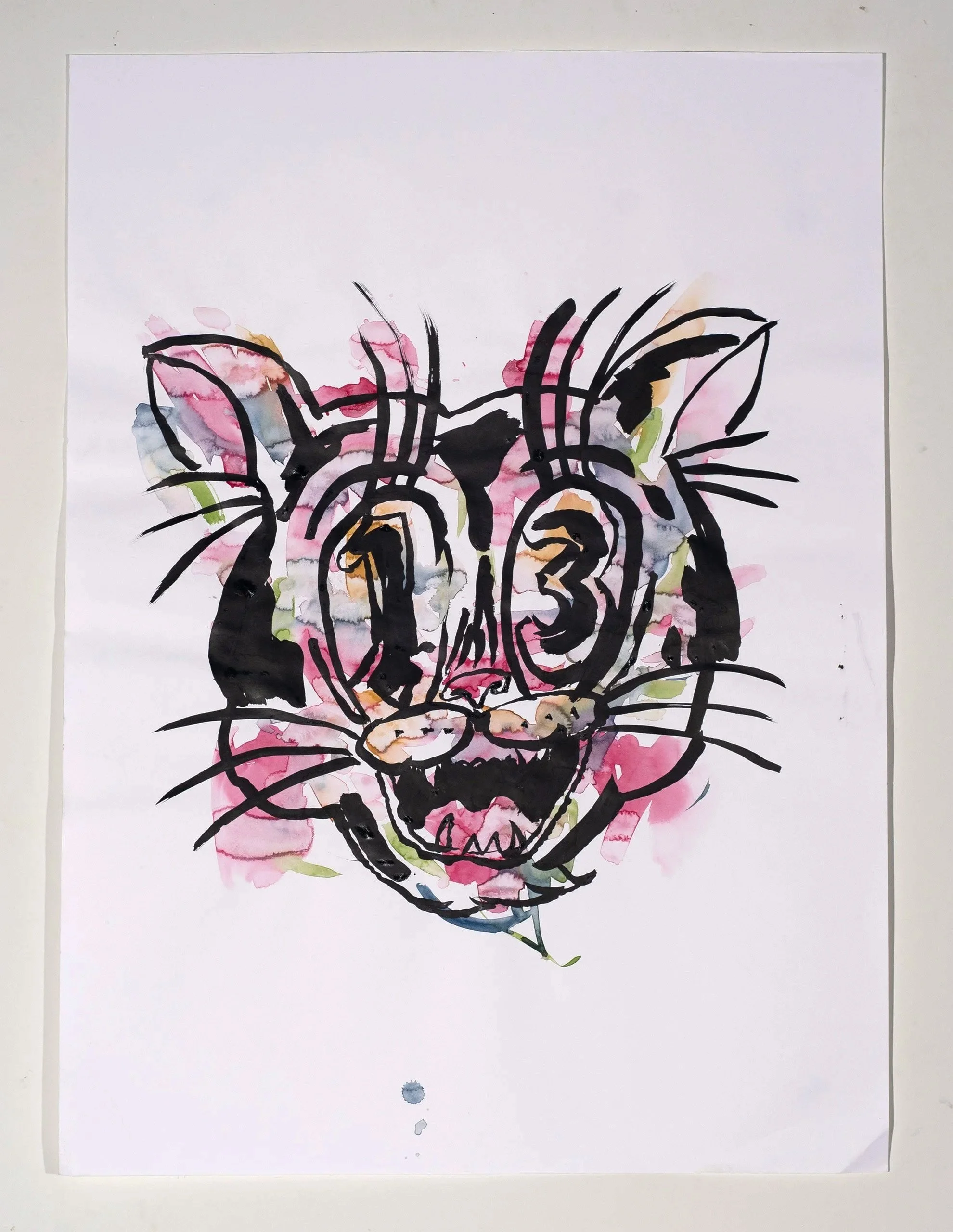 2025, watercolor on paper, 30 x 22 in.