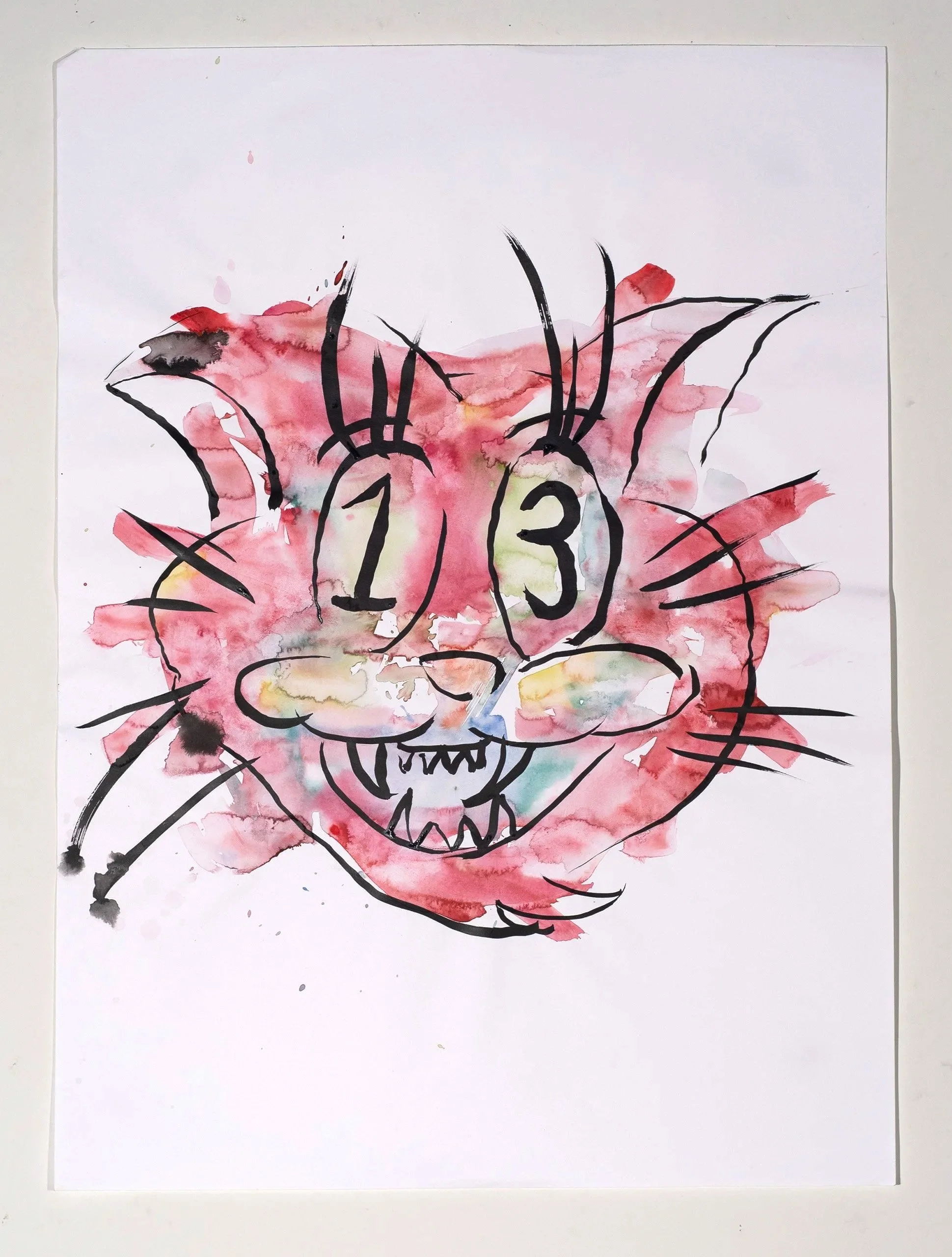 2025, watercolor on paper, 30 x 22 in.