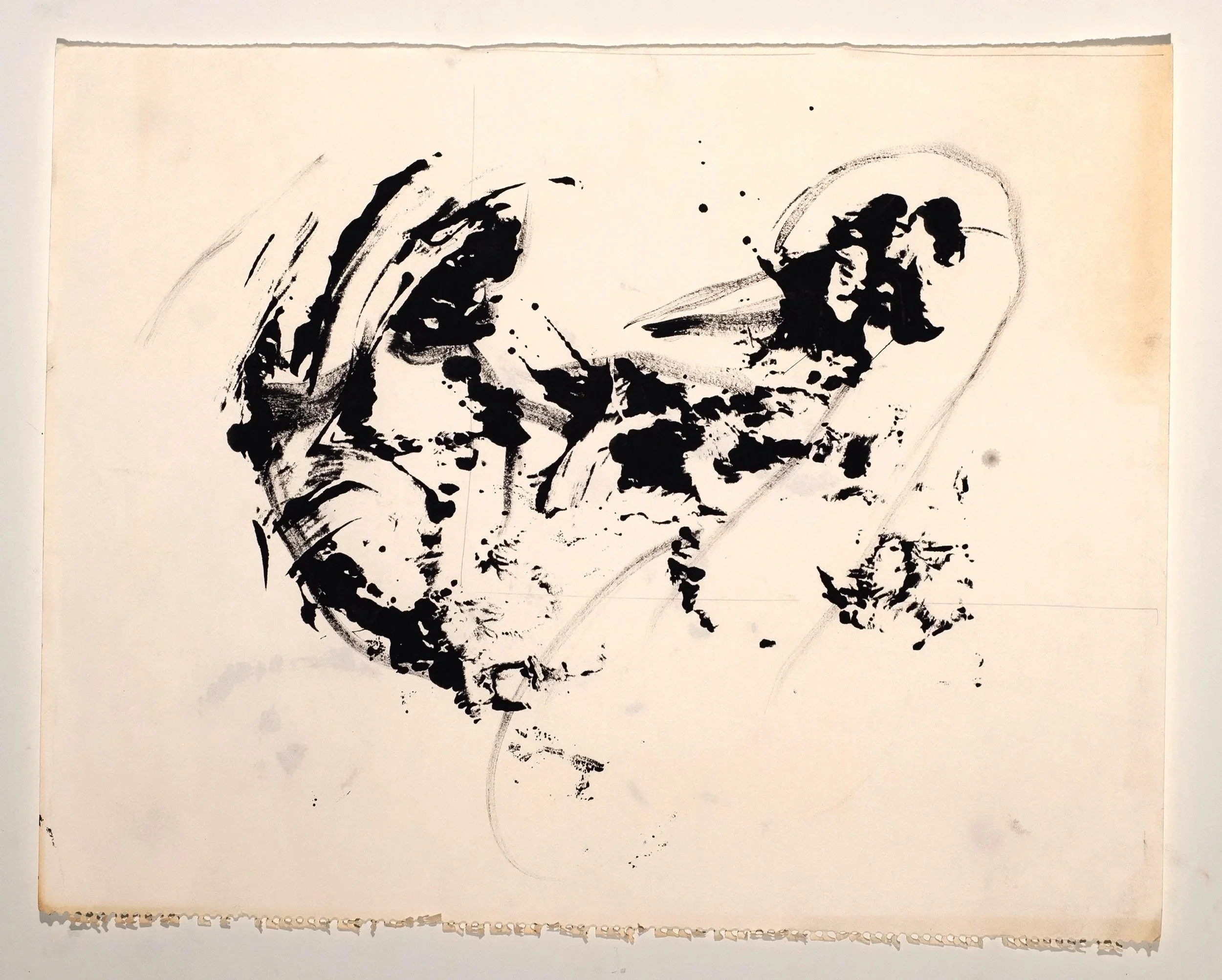 Watercolor, gouache, and monotype on paper, 11 x 15 in.