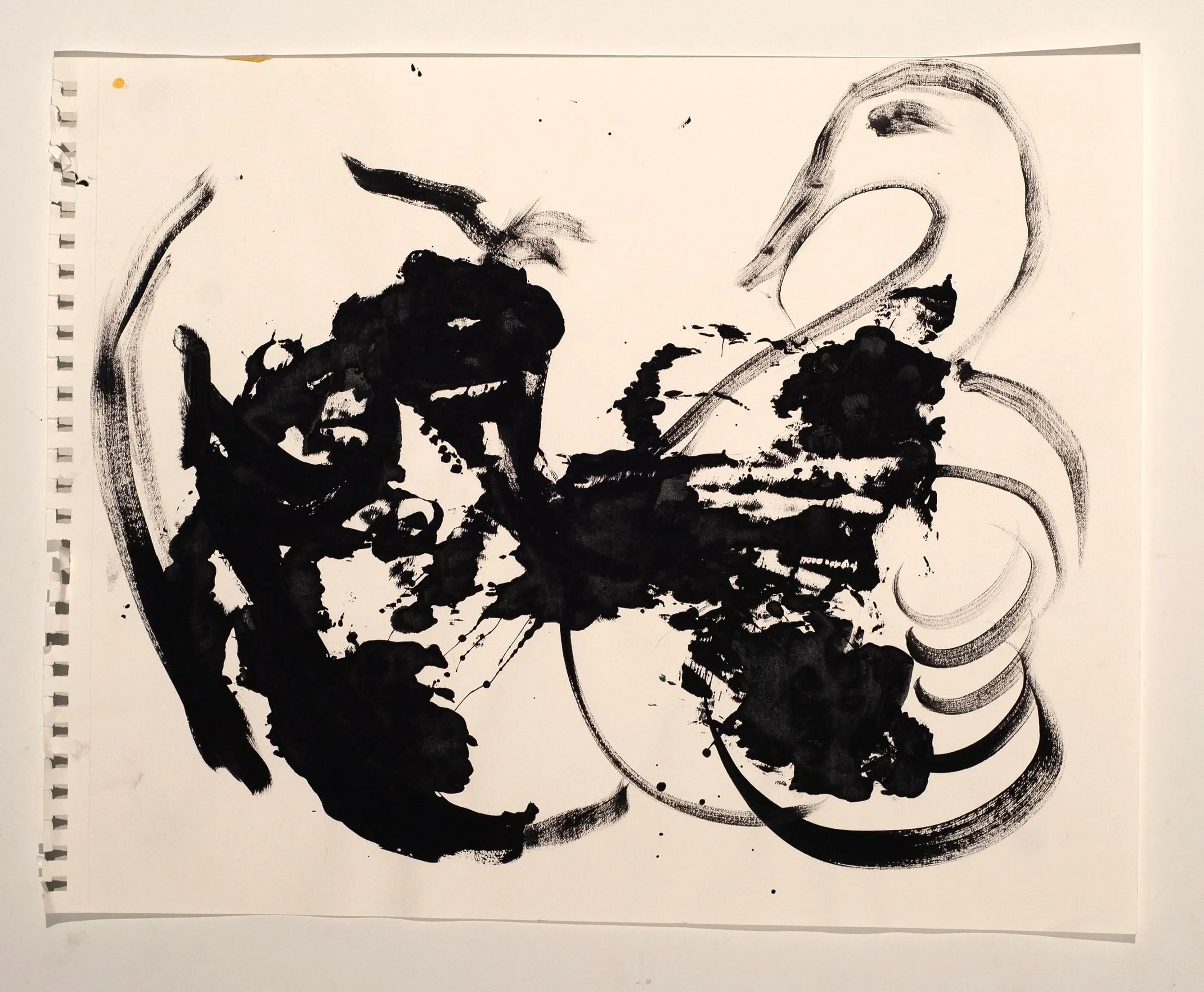 Watercolor, gouache, and monotype on paper, 11 x 15 in.