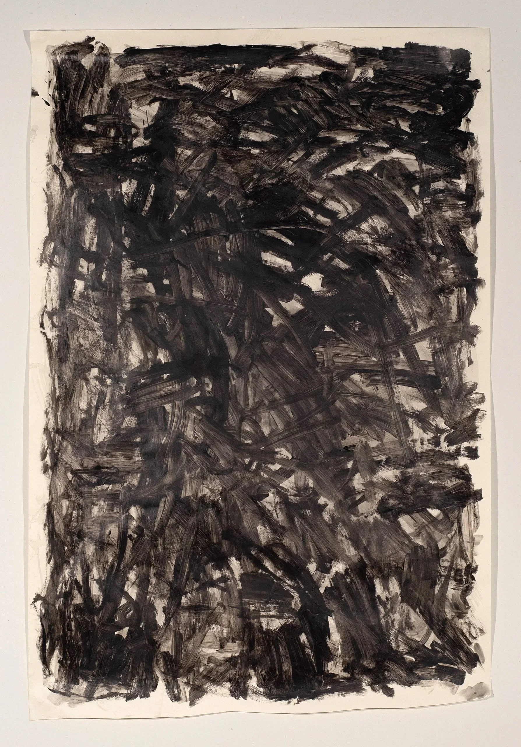 2025, acrylic on paper, 63 x 42 in.