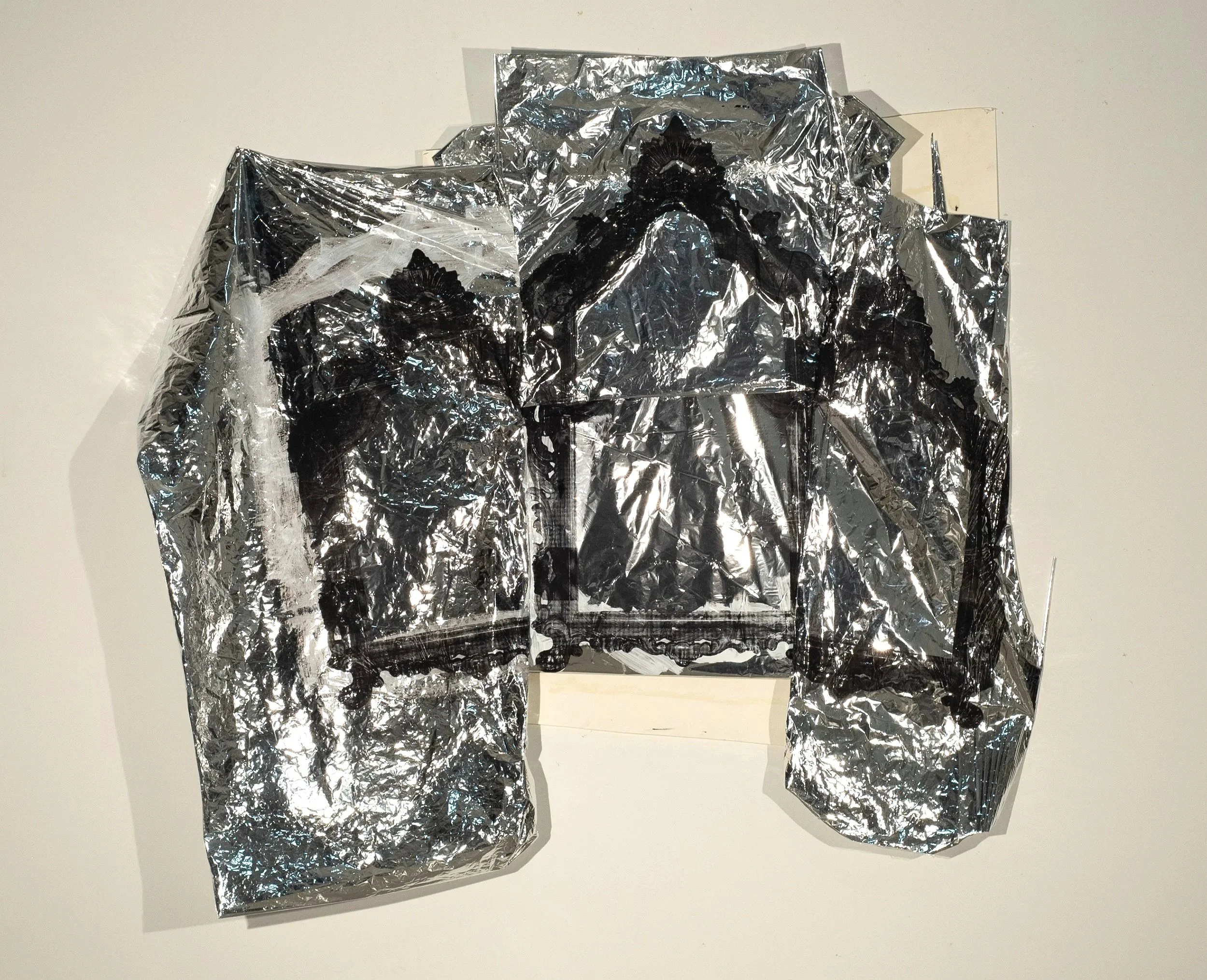2025, mixed media, 69 x 69 in.
