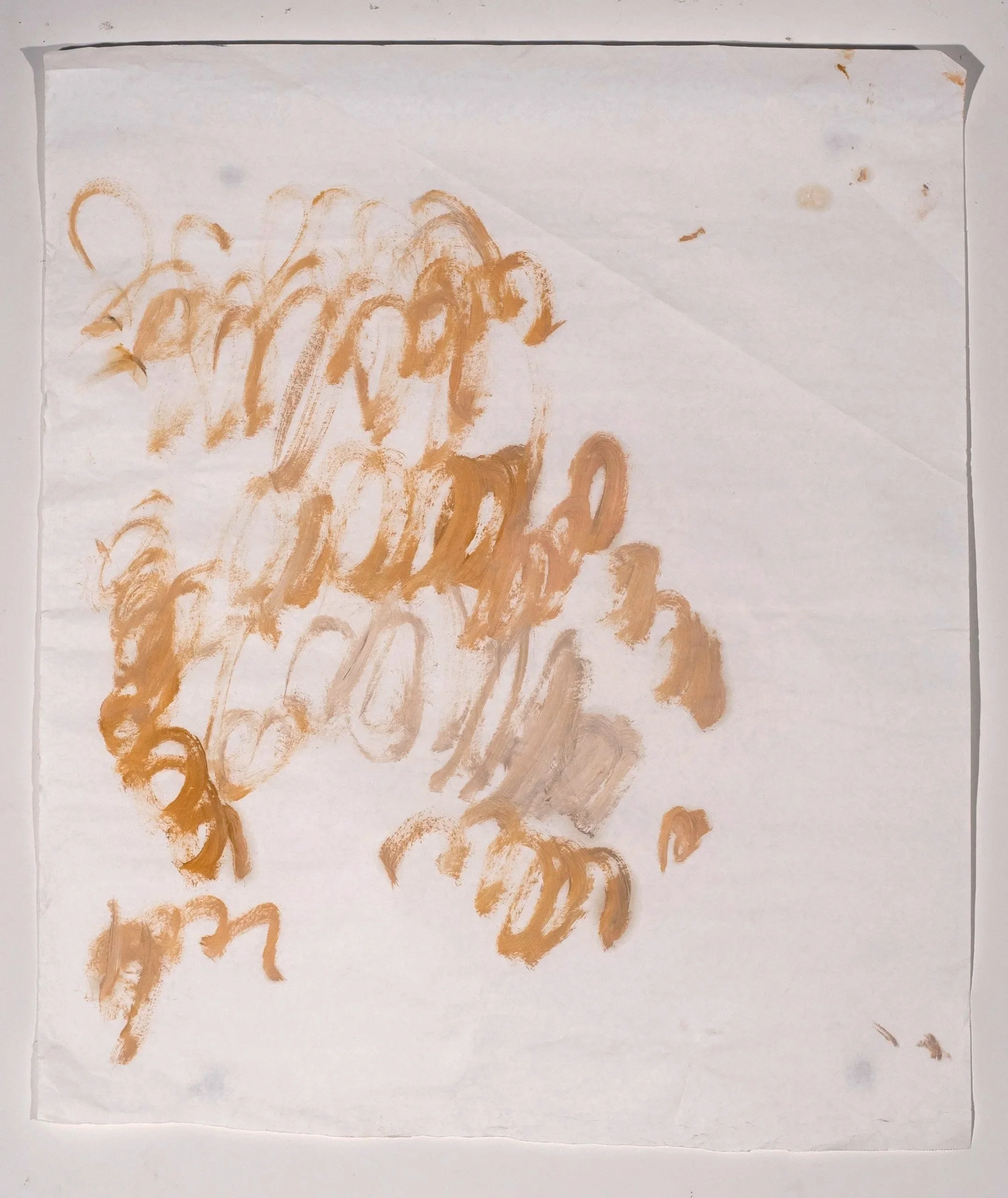 2025, oil on paper, 32 x 27 in.
